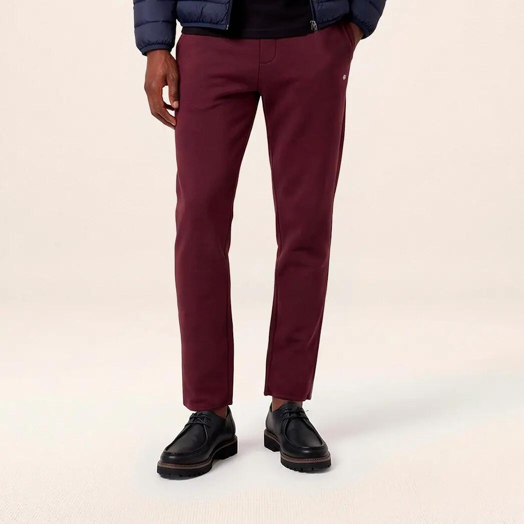 Jogging en coton rouge Paolo 2/6