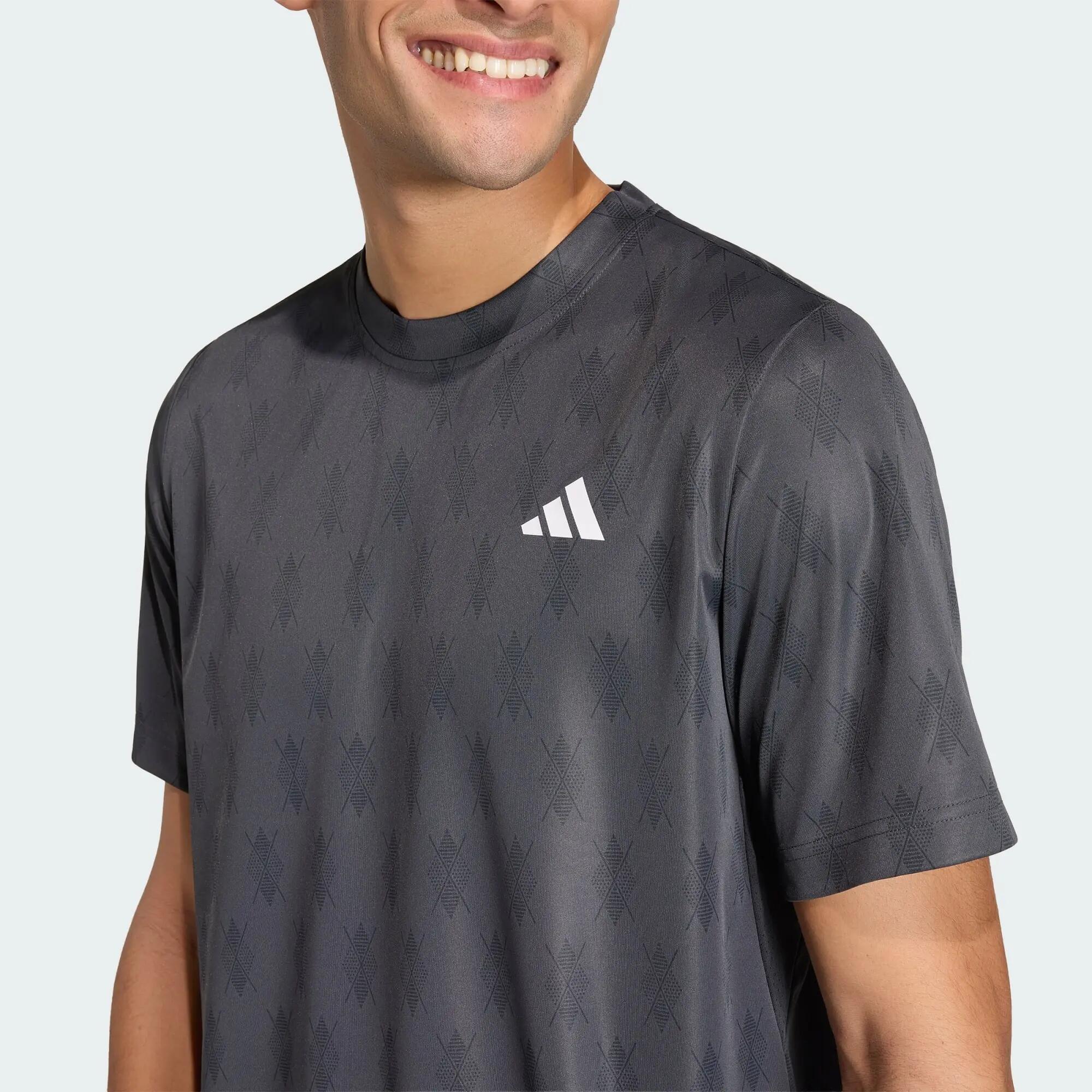 T-SHIRT GRAPHIQUE DE TENNIS CLIMACOOL CLUB 4/7