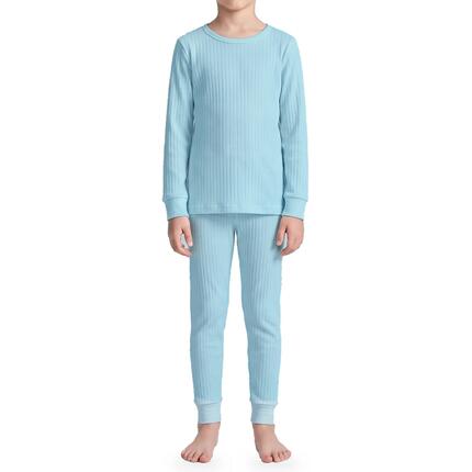 Kinder Funktionswäsche Set Jungen Mädchen Unterhemd Unterhose Feinripp warm
