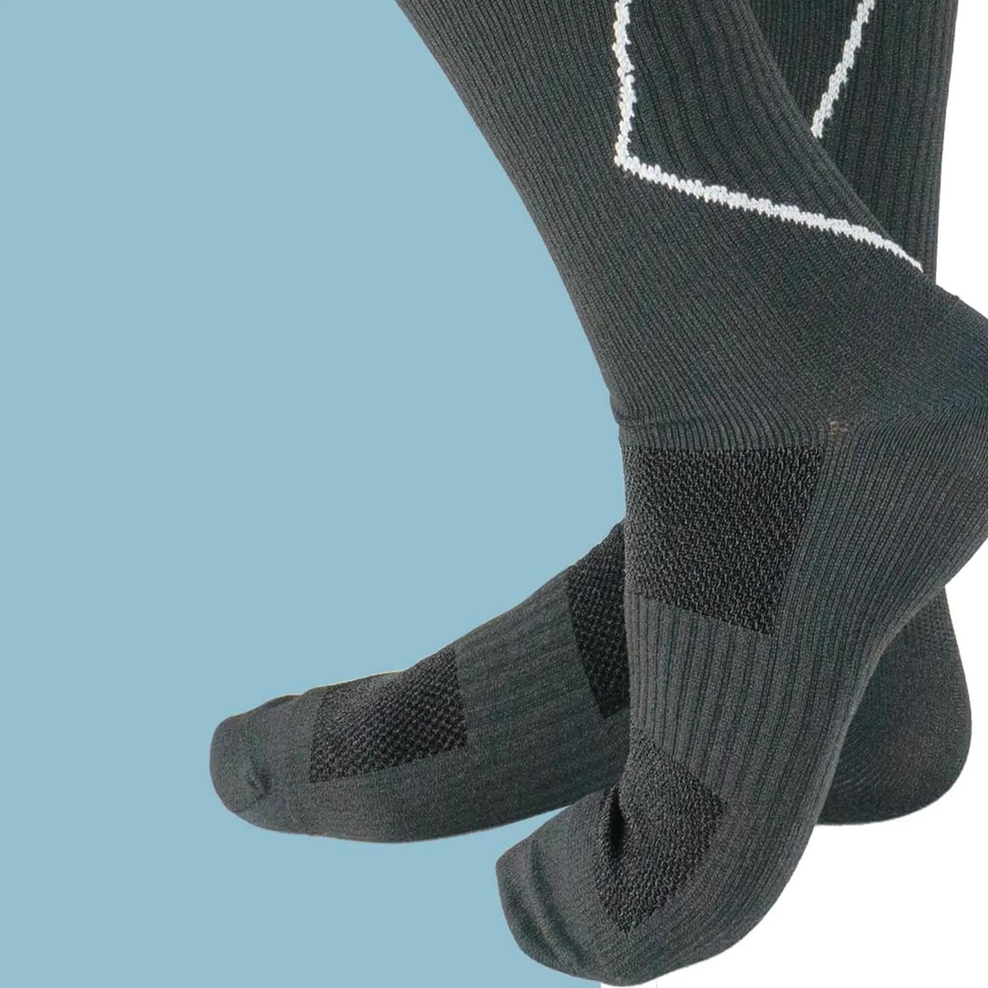 Damen Herren Laufsocken Kompressionssocken Kniestrümpfe gepolstert 1 Paar 2/7