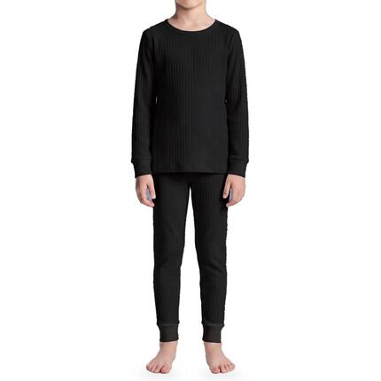 Kinder Funktionswäsche Set Jungen Mädchen Unterhemd Unterhose Feinripp warm