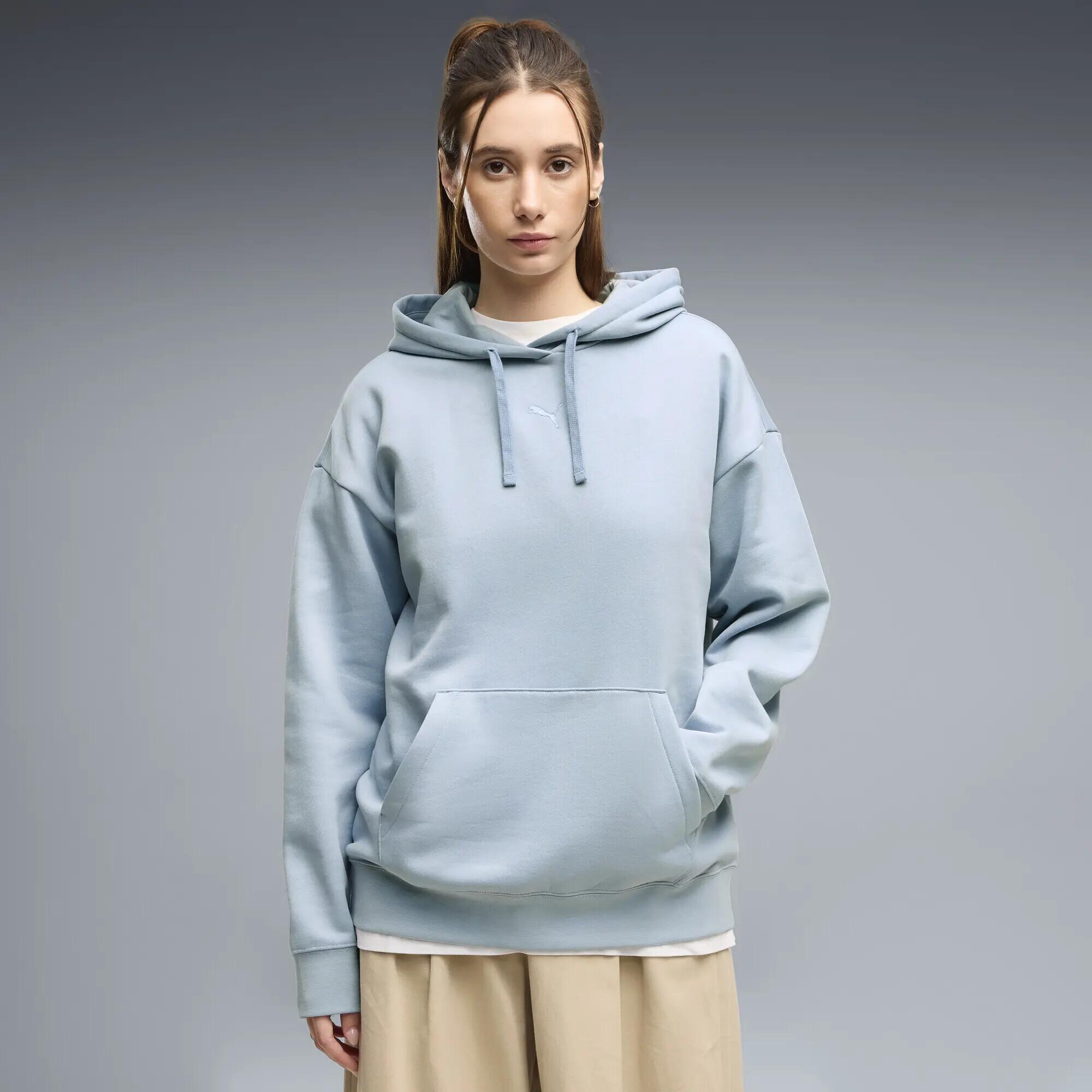 Sudadera de felpa con capucha Essentials de corte holgado Mujer PUMA 2/5