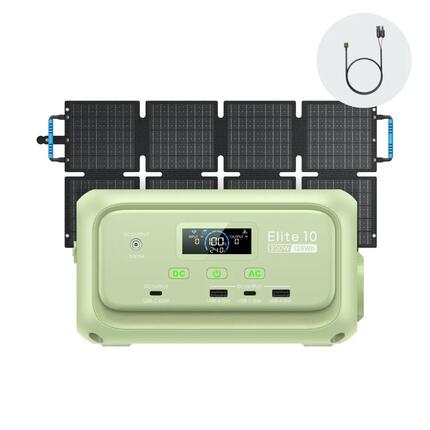 Elite 10 + 60W, 128Wh BLUETTI tragbare Powerstation für Wander&Wochenendtrips