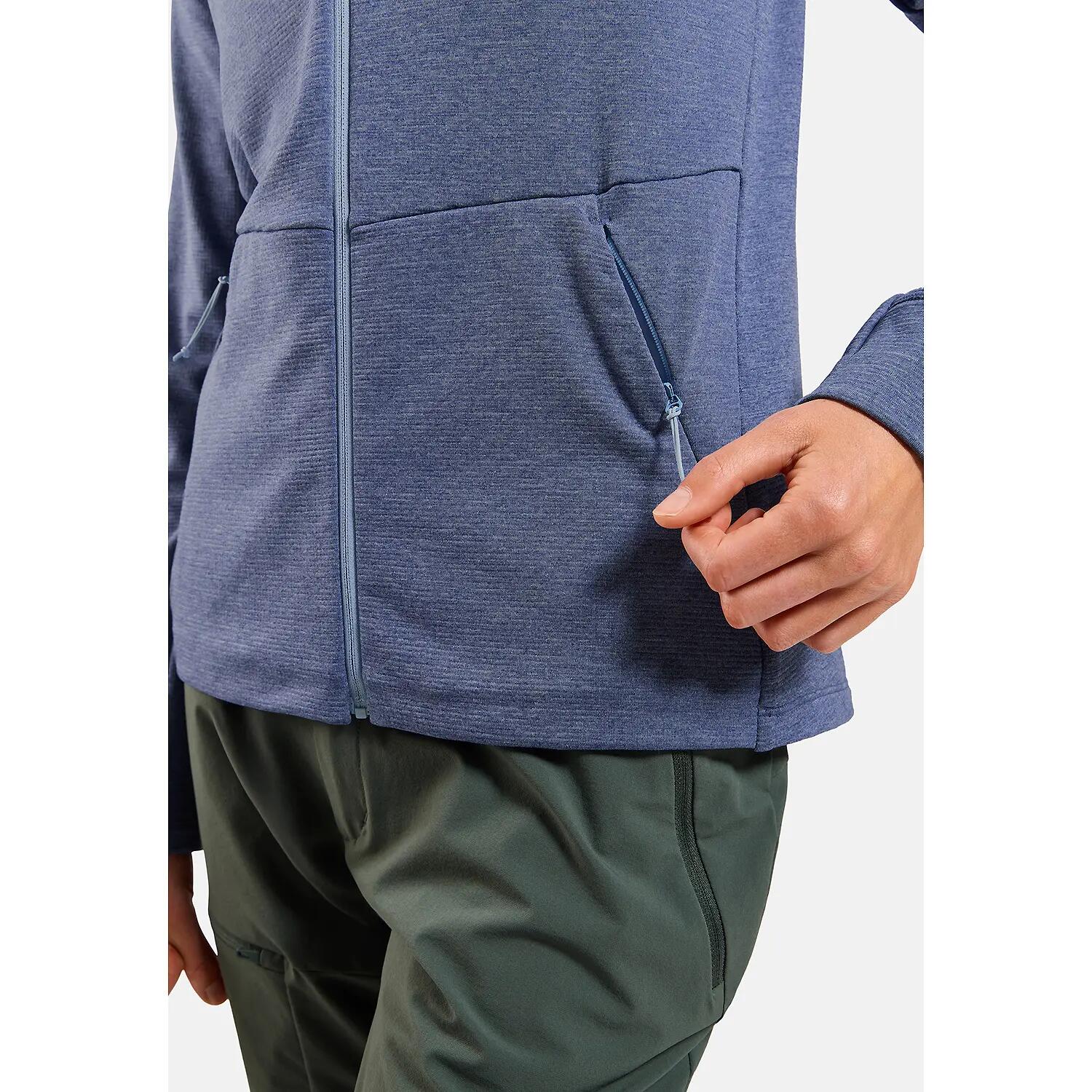 Damen Longsleeve GRID FLEECE 6/7