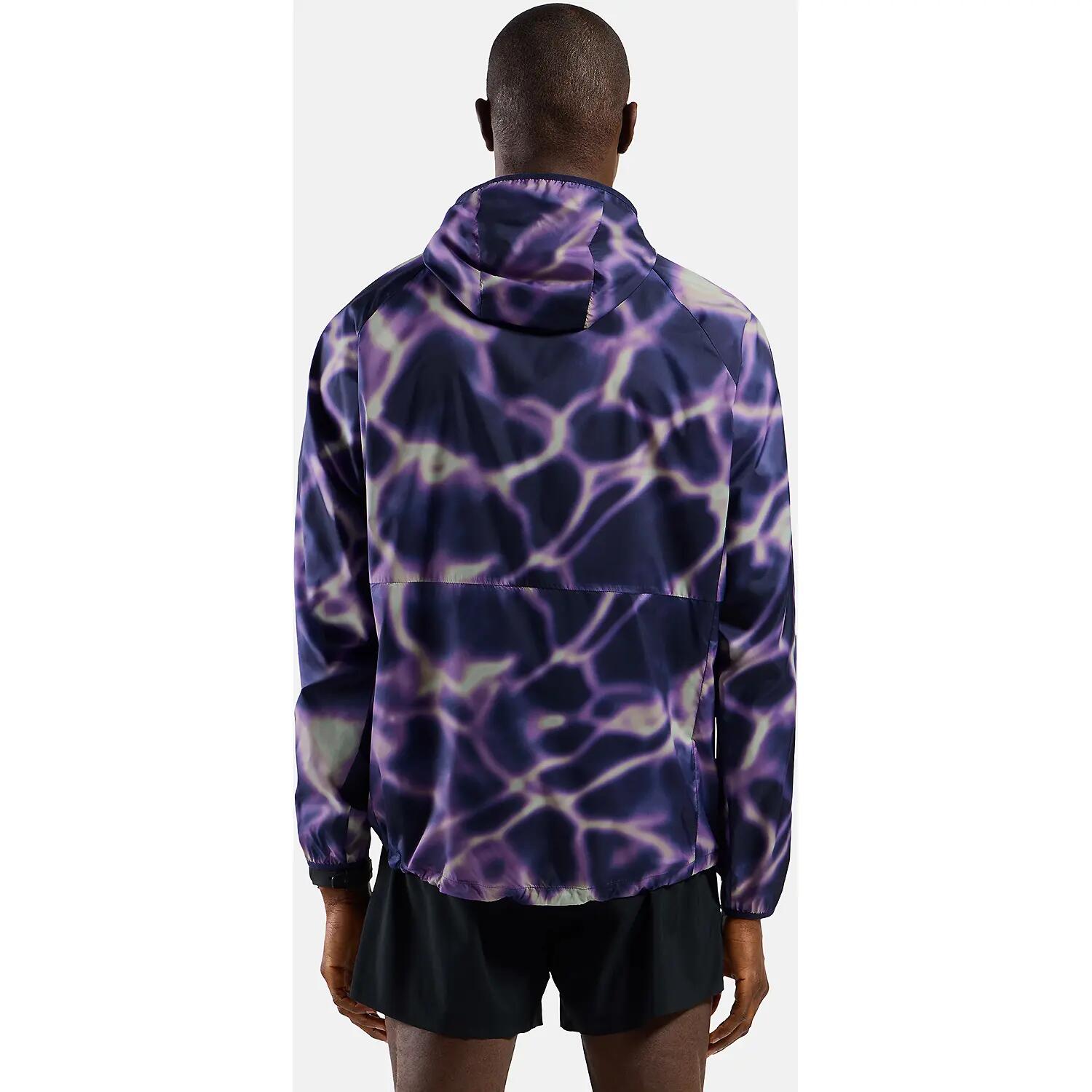 Anorak de running à capuche imprimé Zeroweight ODLO 4/7