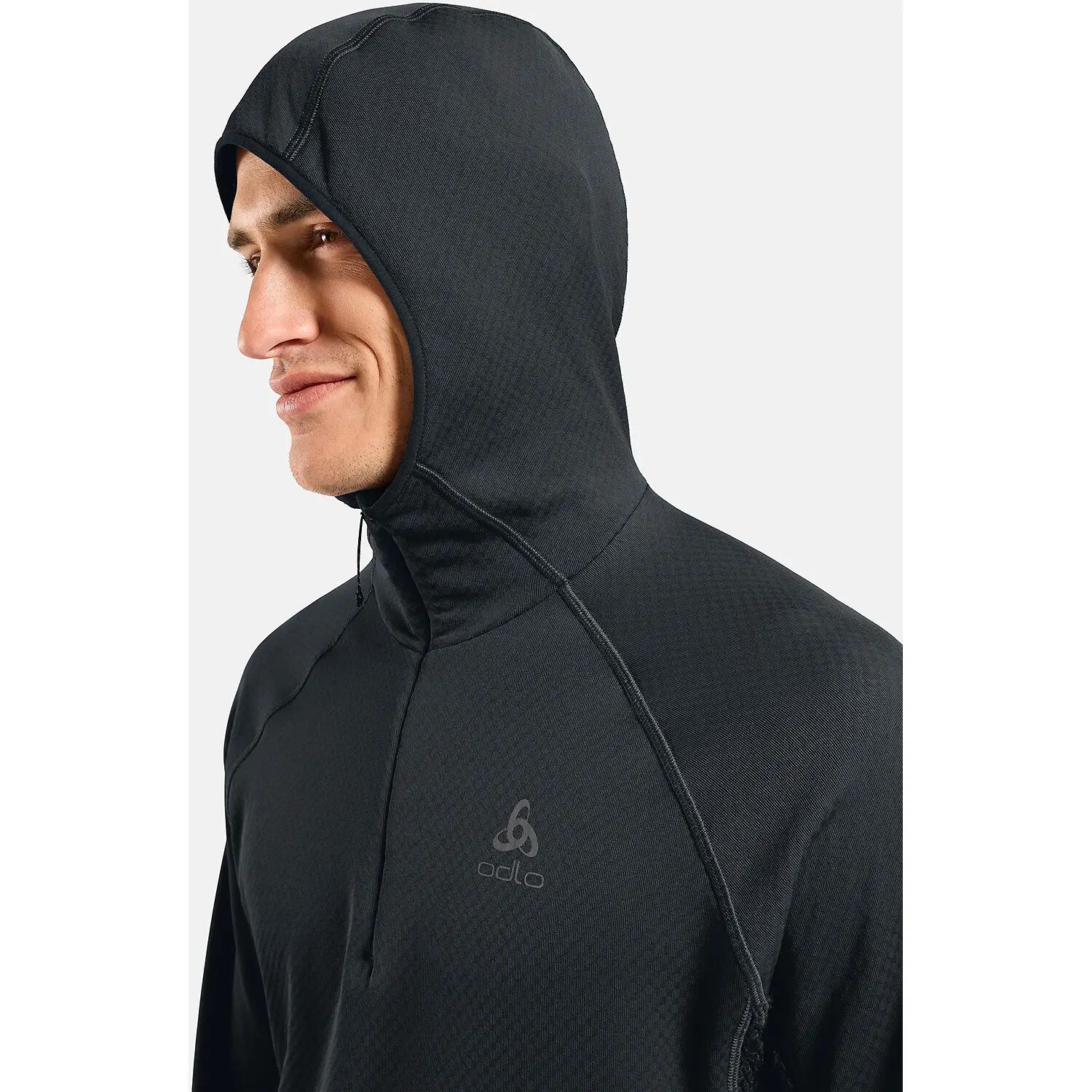 Bluza z kapturem Odlo Mid layer hoody X-ALP 5/7