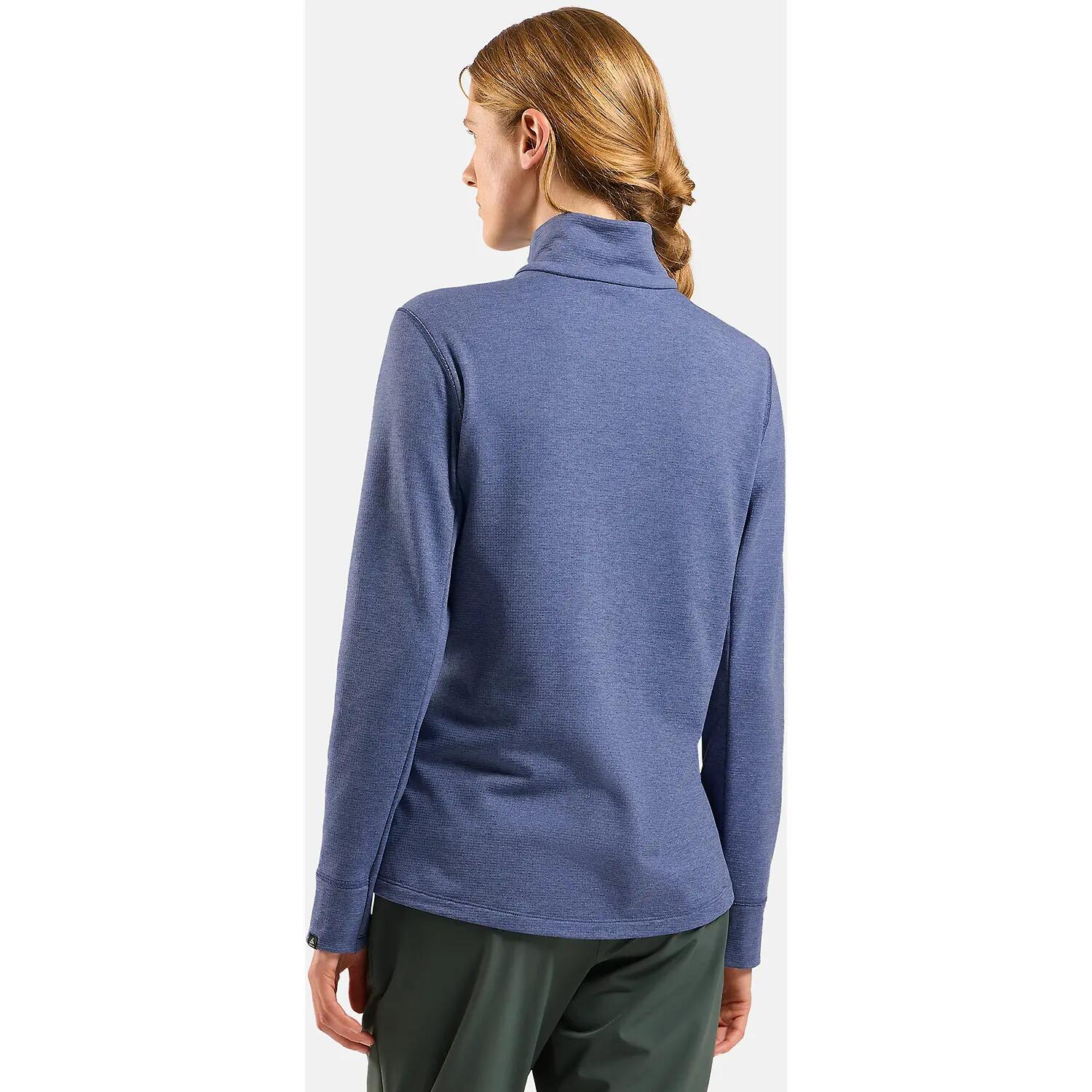 Damen Longsleeve GRID FLEECE 4/7