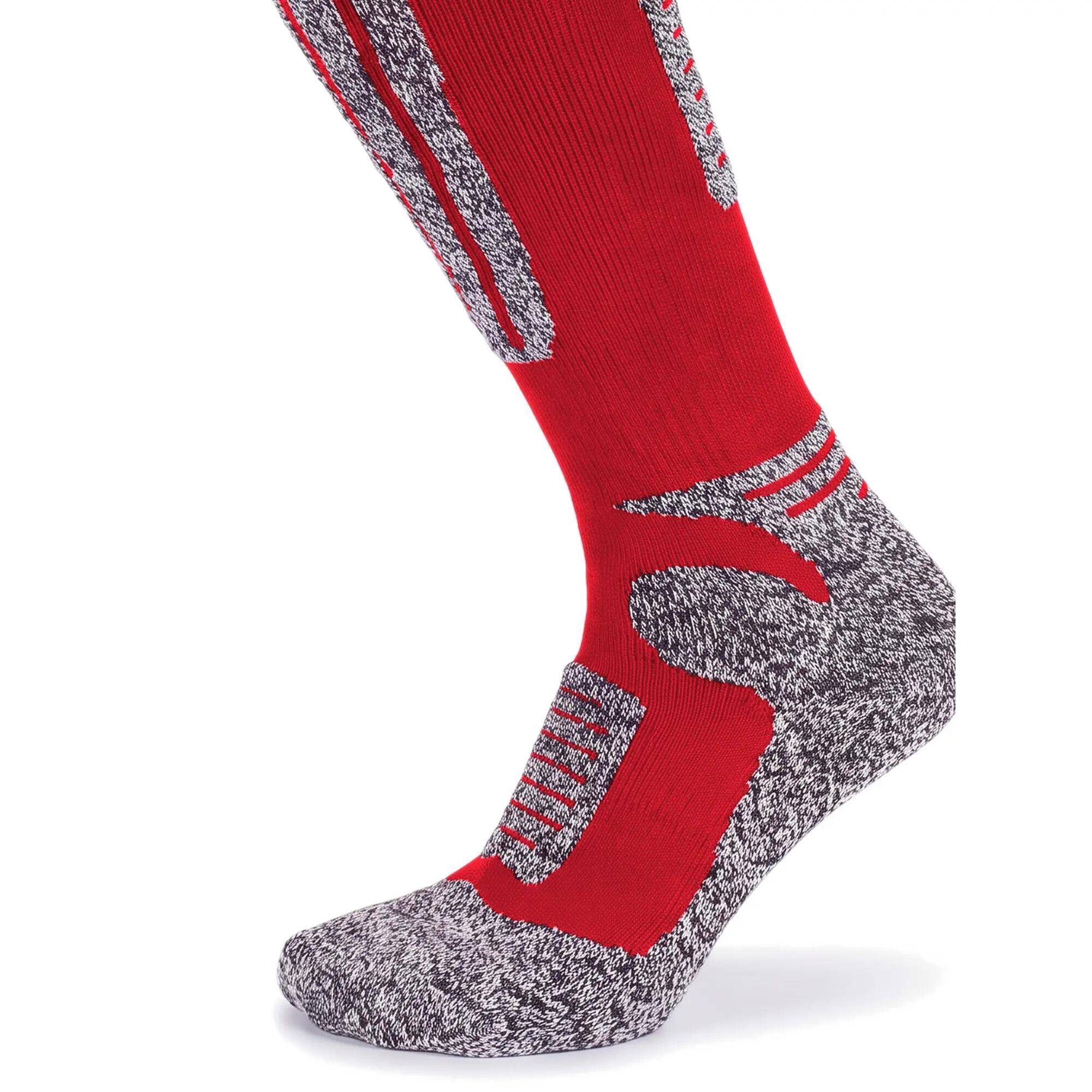 Damen Herren Ski Funktionssocken 4er Pack Kniestrümpfe gepolstert Wolle Snow 7/9