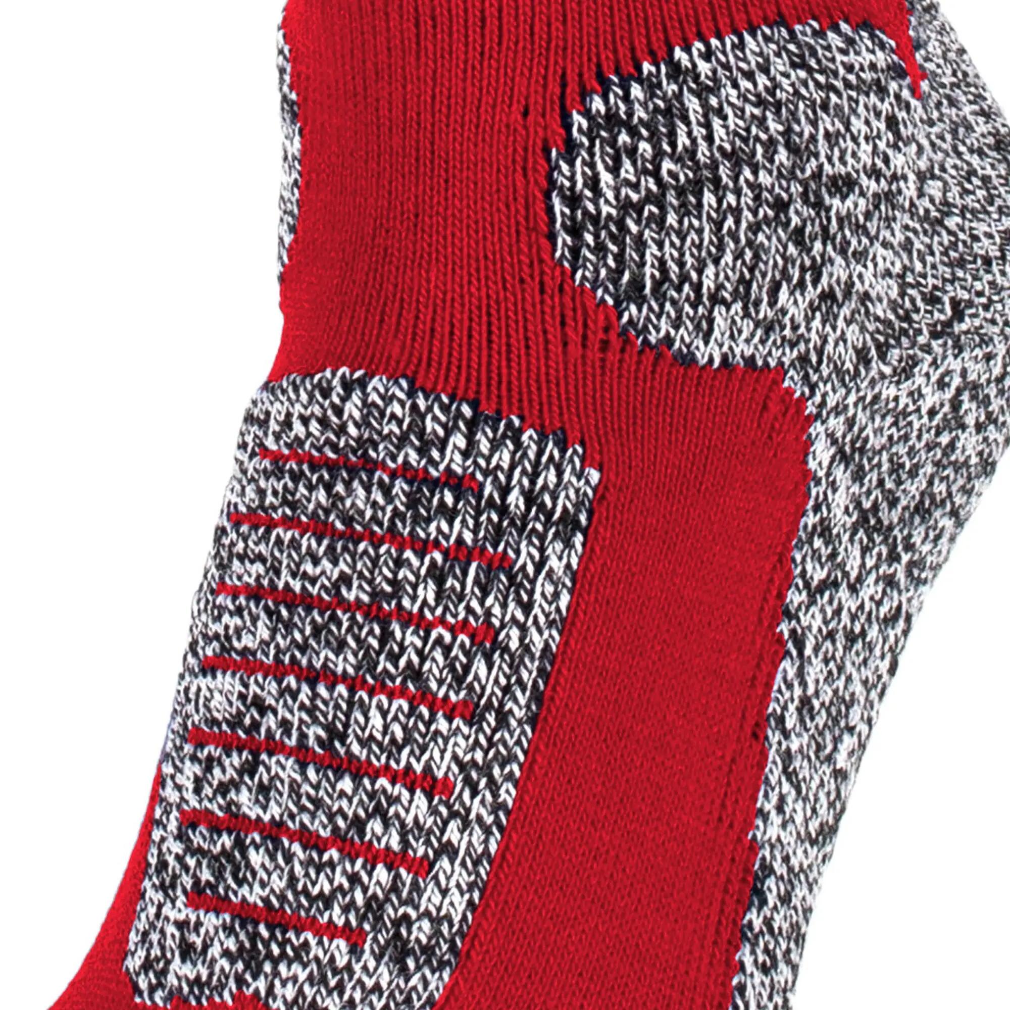 Damen Herren Ski Funktionssocken 4er Pack Kniestrümpfe gepolstert Wolle Snow 6/9