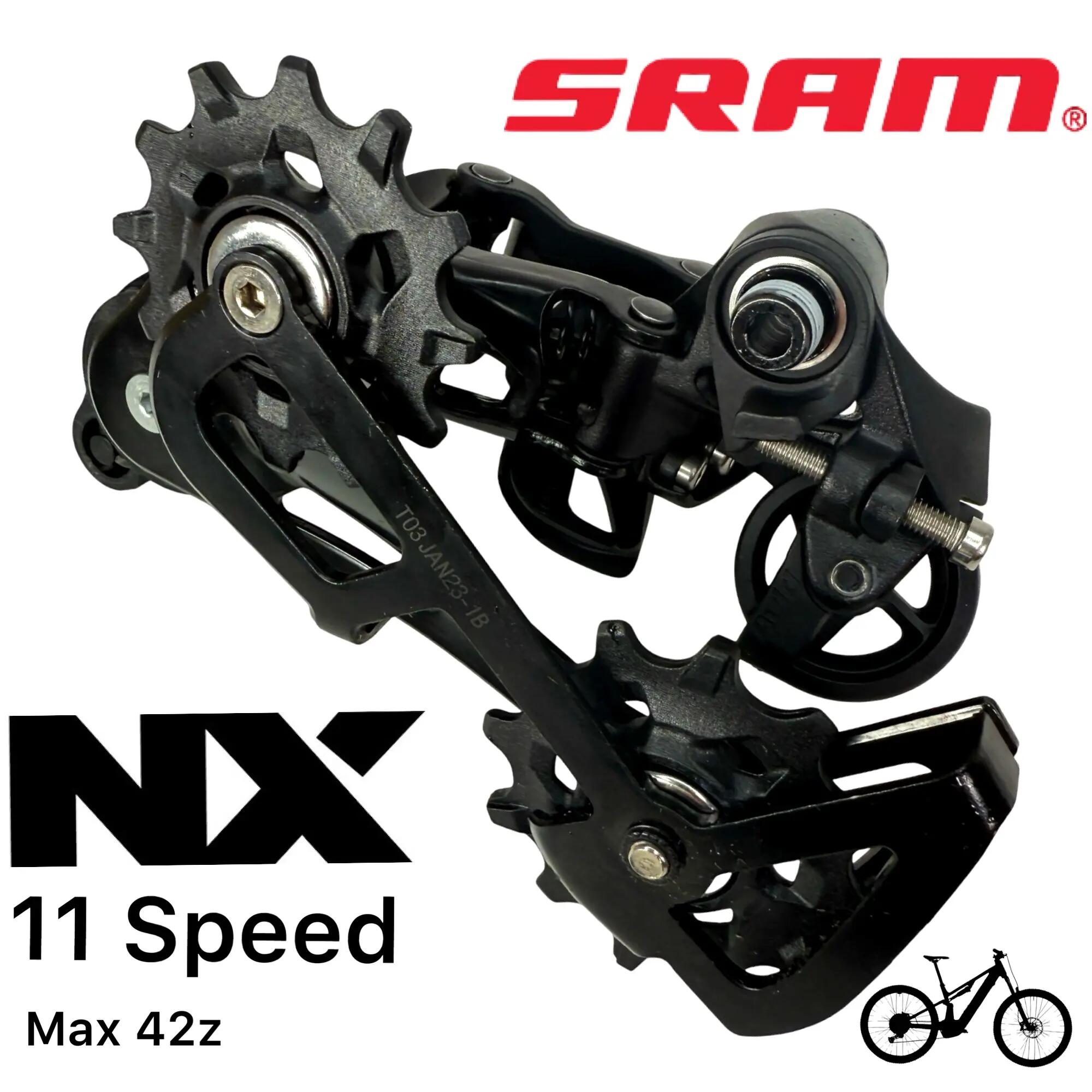 Sram dérailleur NX 1x11, chape longue, noir, 11 vitesses 3/5