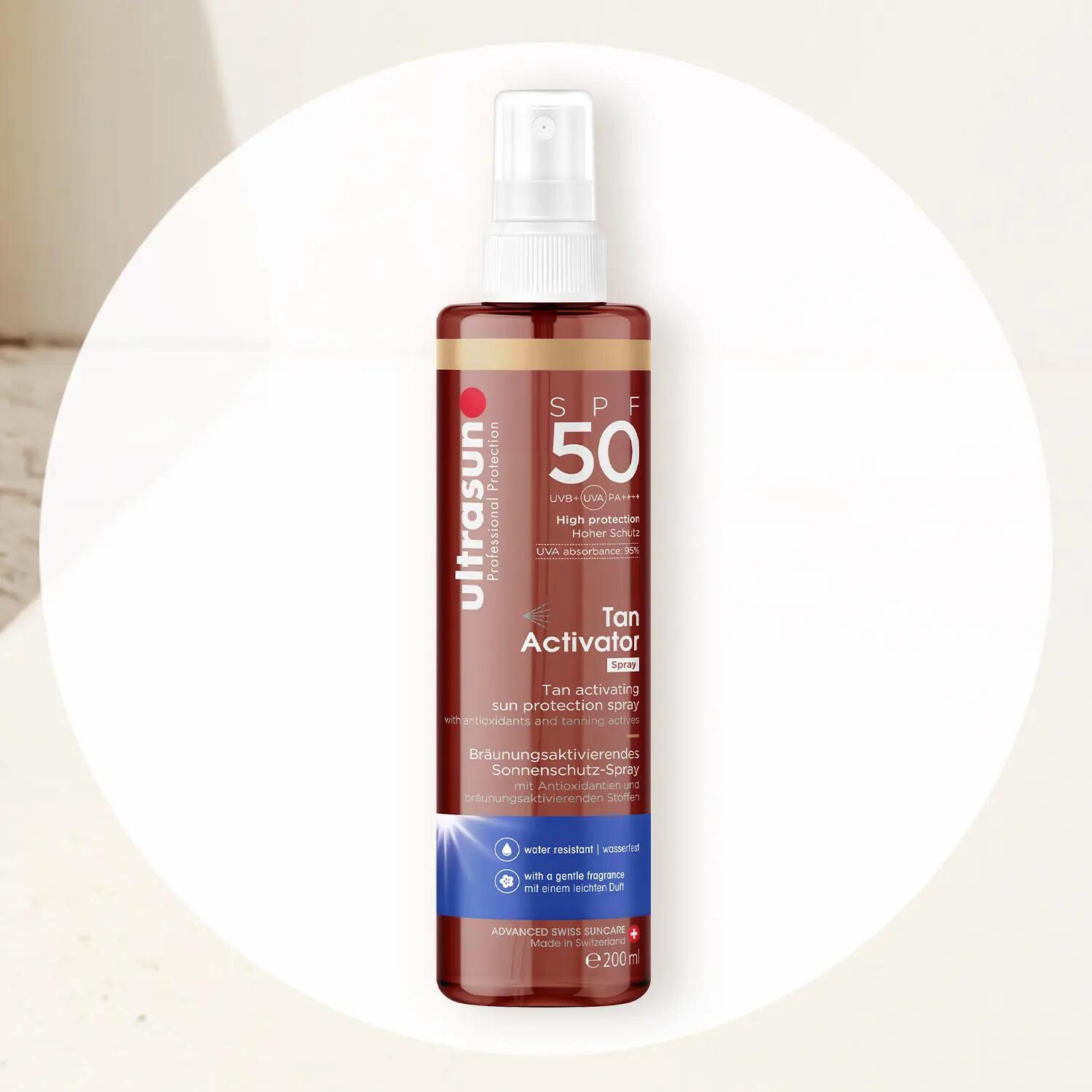 Crème solaire - Tan Activator Spray SPF50 (200 ml / SPF50) 3/5