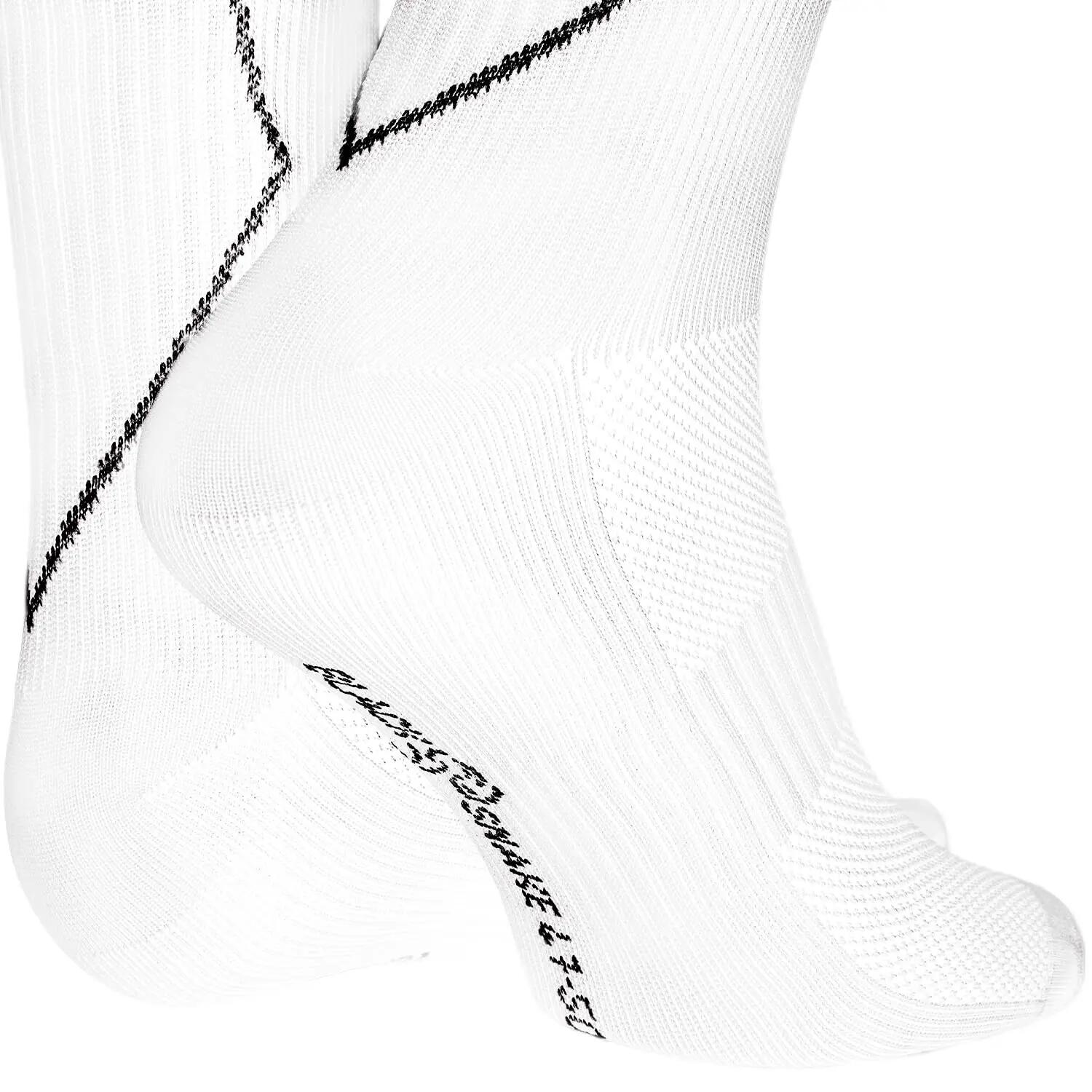 Damen Herren Laufsocken Kompression kniehoch gepolstert atmungsaktiv 2er Pack 7/9