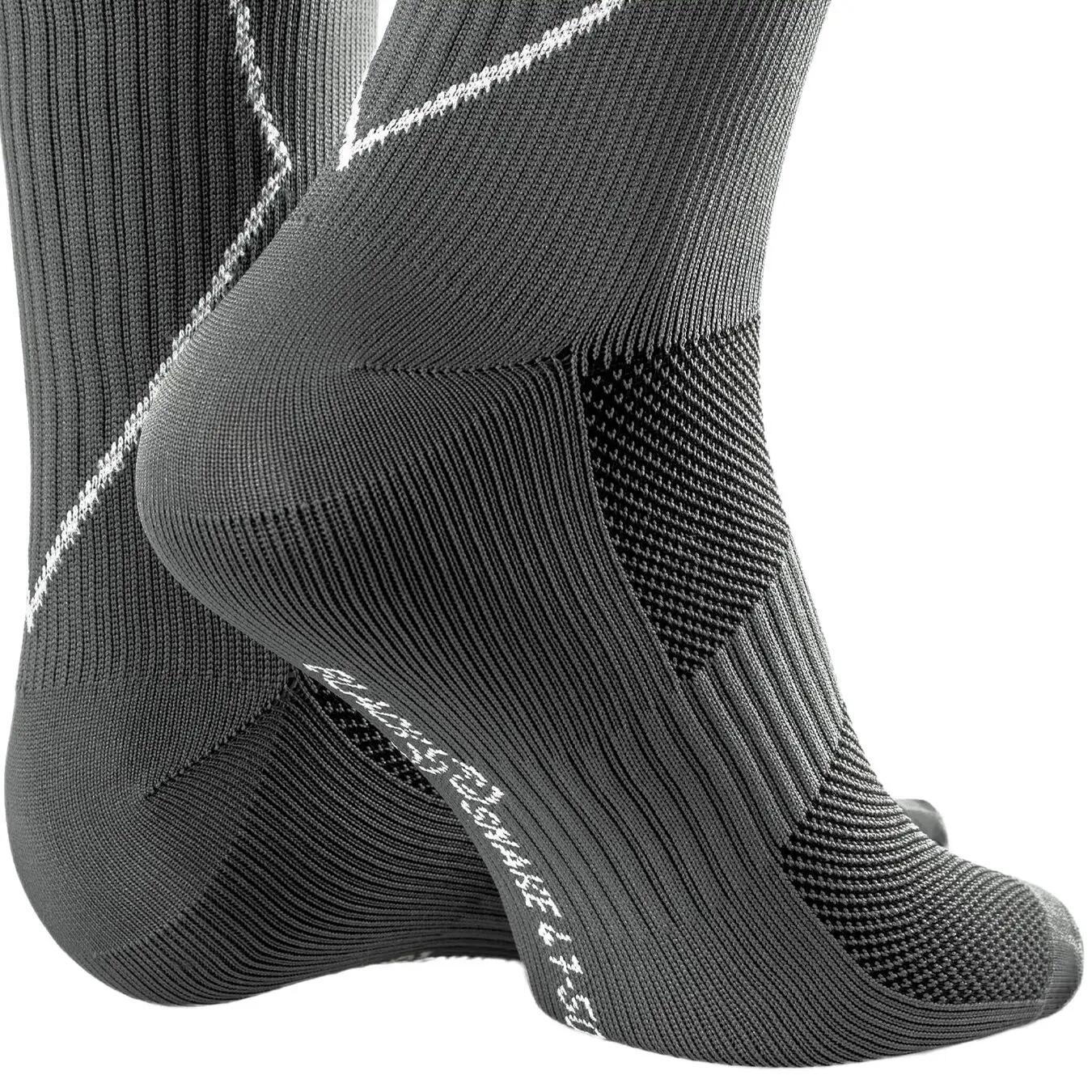 Damen Herren Laufsocken Kompression kniehoch gepolstert atmungsaktiv 2er Pack 7/9