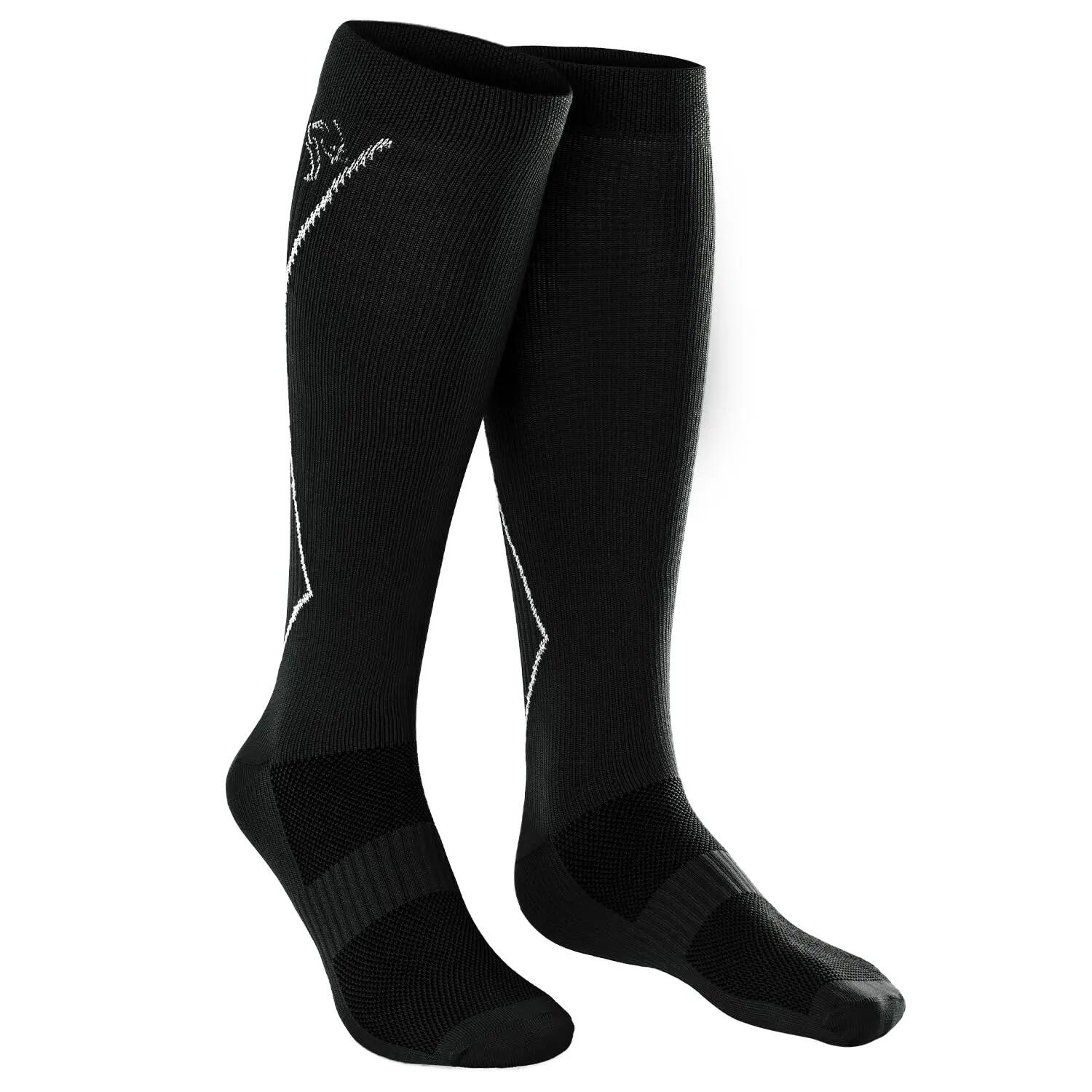 Damen Herren Laufsocken Kompression kniehoch gepolstert atmungsaktiv 2er Pack 5/8