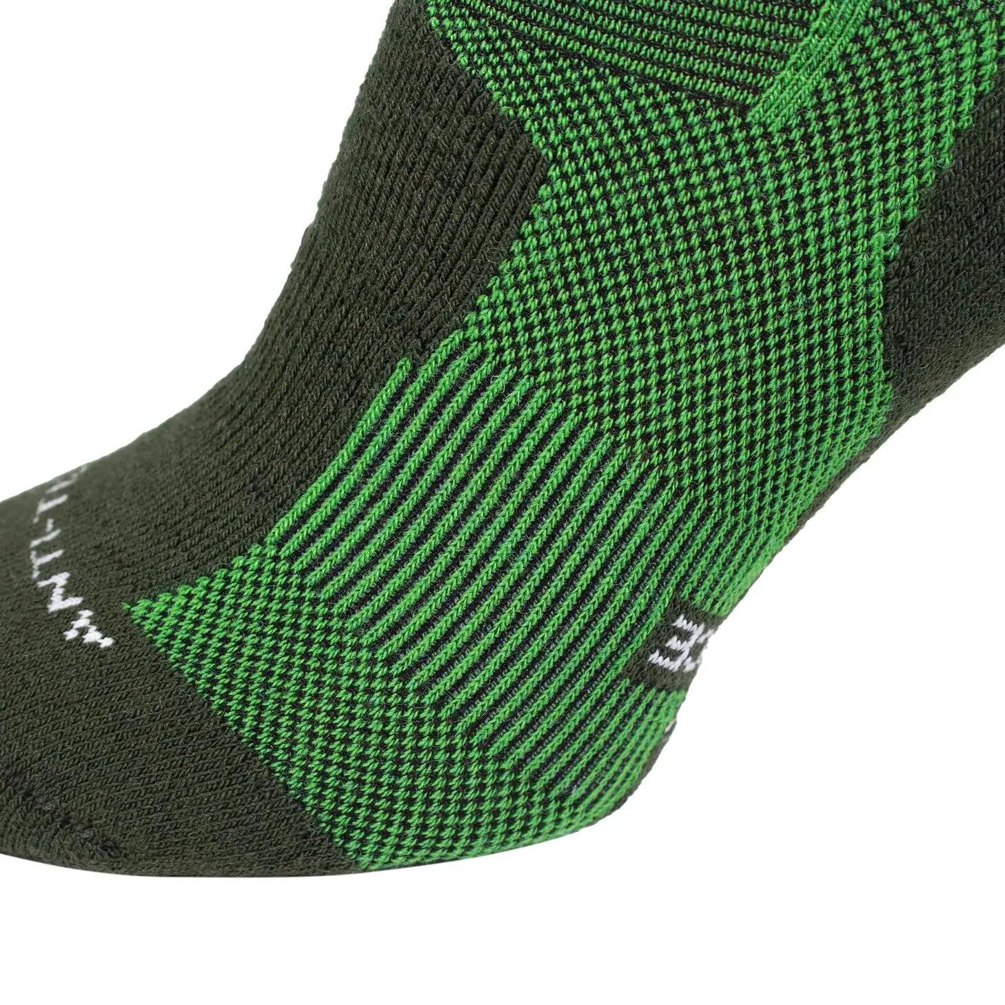 Damen Herren Wandersocken Trekking Merinowolle halbhoch mit Rippbund 2er Pack 6/8