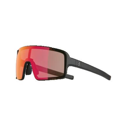 Fahrradbrille Hochkontrast Unisex 100% UV-Schutz Chester Flux Schwarz Rot