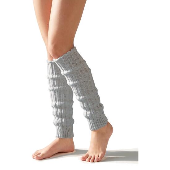 Damen Ballett Yoga Beinstulpen Beinwärmer Grobstrick Alpaka Wolle Einheitsgröße