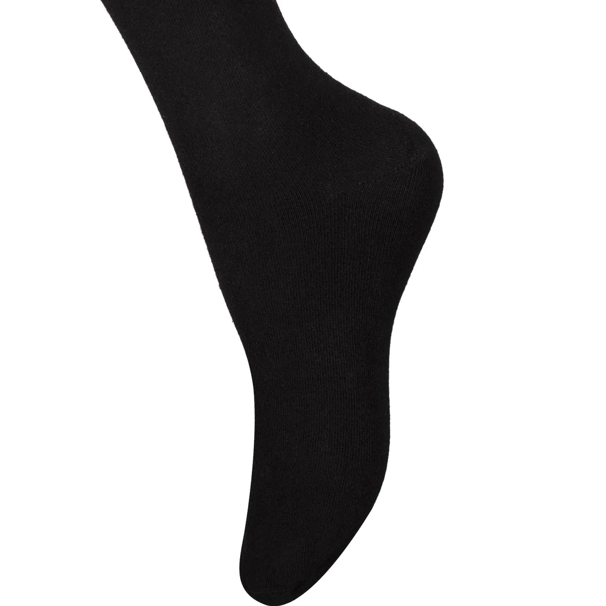 Damen Karneval Overknees Strümpfe Baumwolle Ringel oder uni Einheitsgröße 2 Paar 5/7