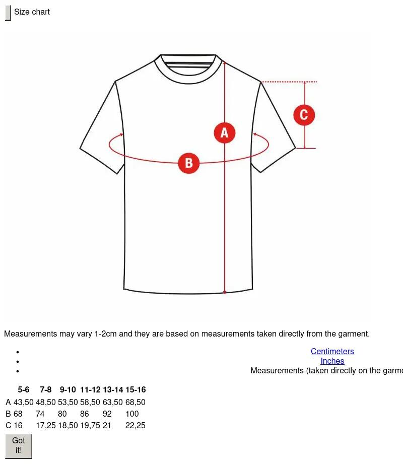 Kids ’ sports t-shirt Sports Tee Red/Burgundy K Red 7/7