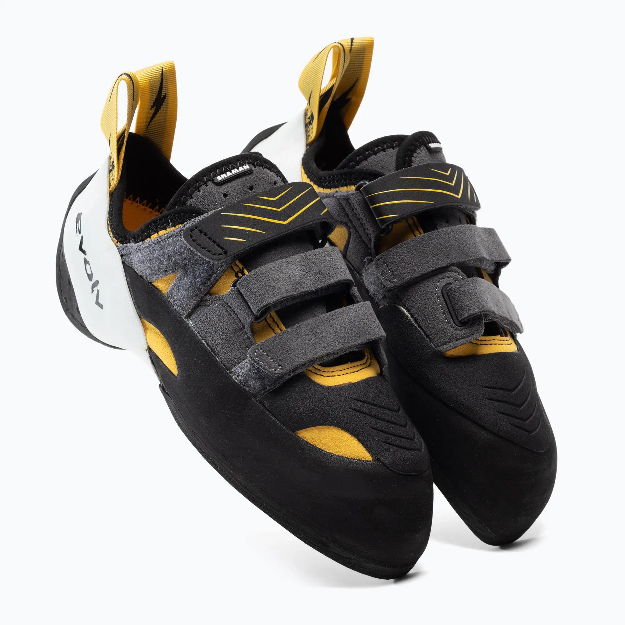 Scarpe da arrampicata uomo Evolv Shaman giallo/grigio/bianco US 9,5/42,5 5/6