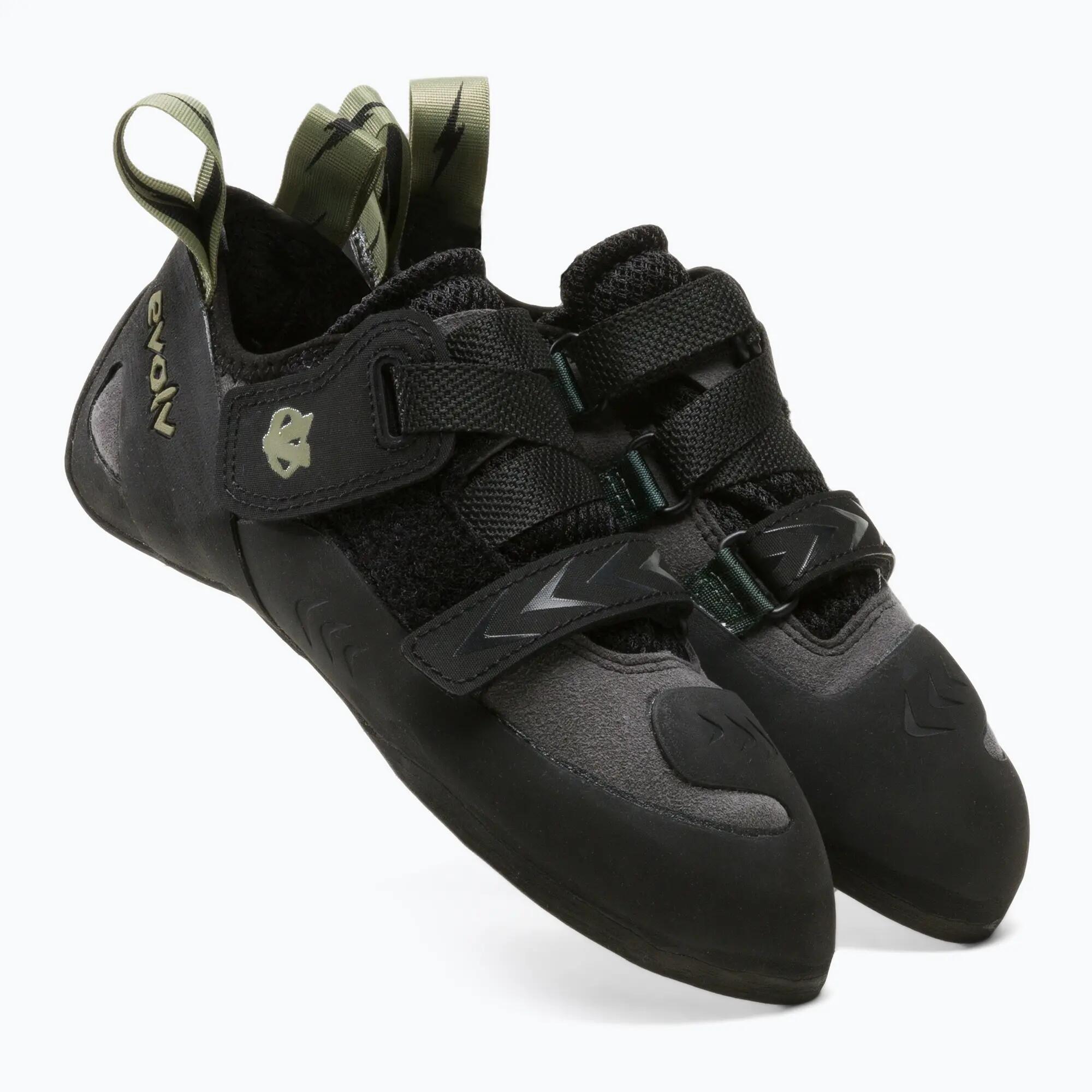 Scarpe da arrampicata uomo Evolv Kronos nero/olive US 9,5/42,5 4/7