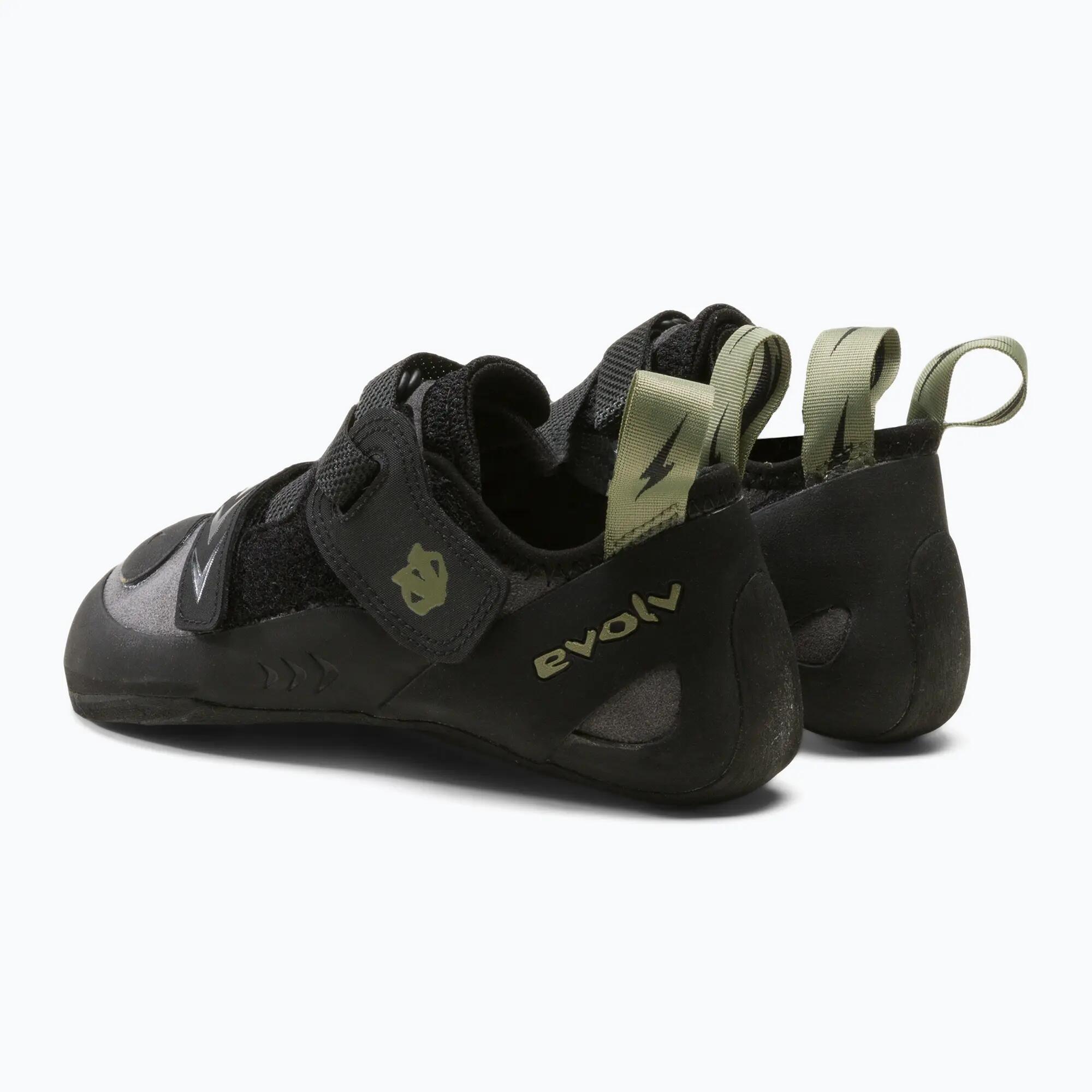 Scarpe da arrampicata uomo Evolv Kronos nero/olive US 9,5/42,5 3/7
