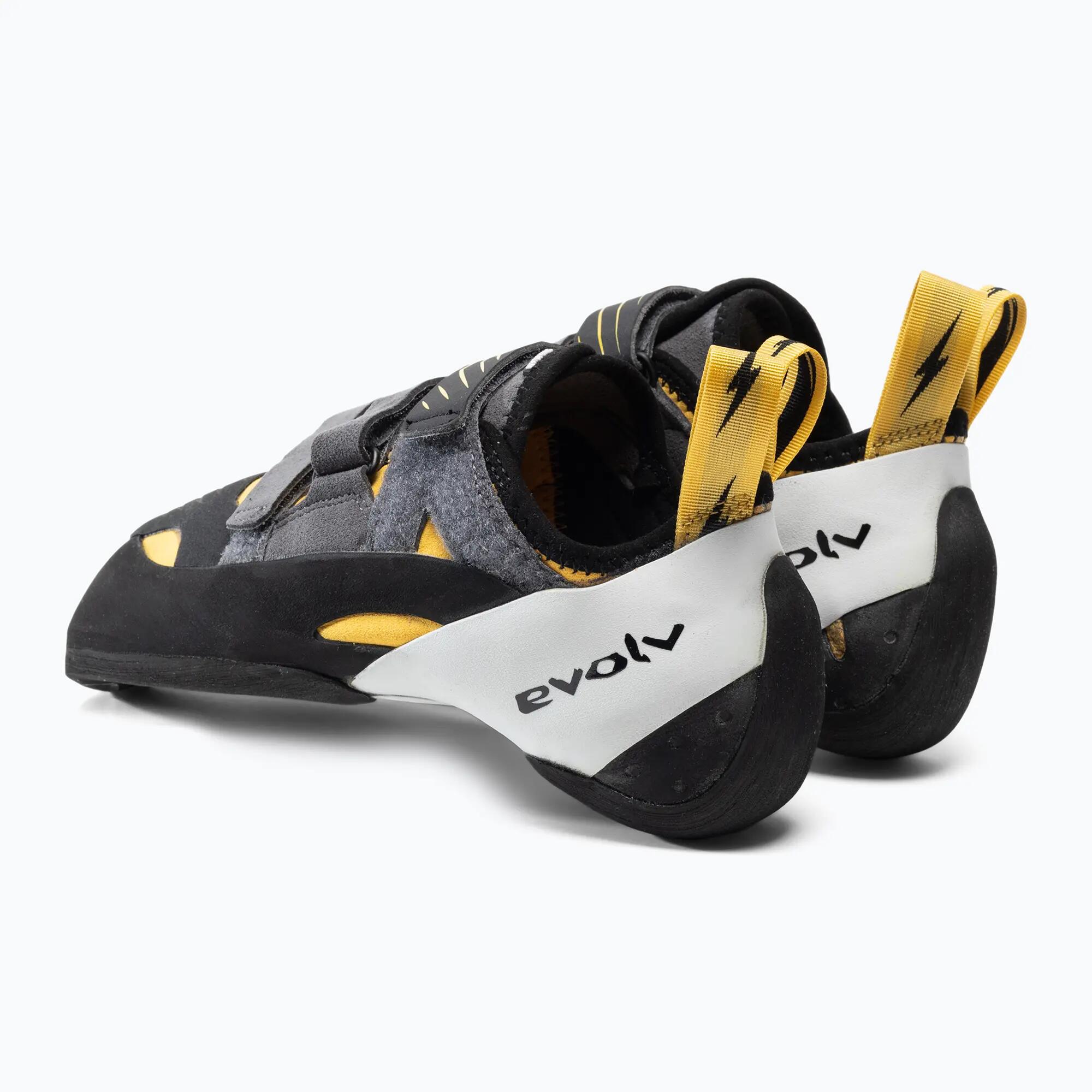 Scarpe da arrampicata uomo Evolv Shaman giallo/grigio/bianco US 9,5/42,5 3/6