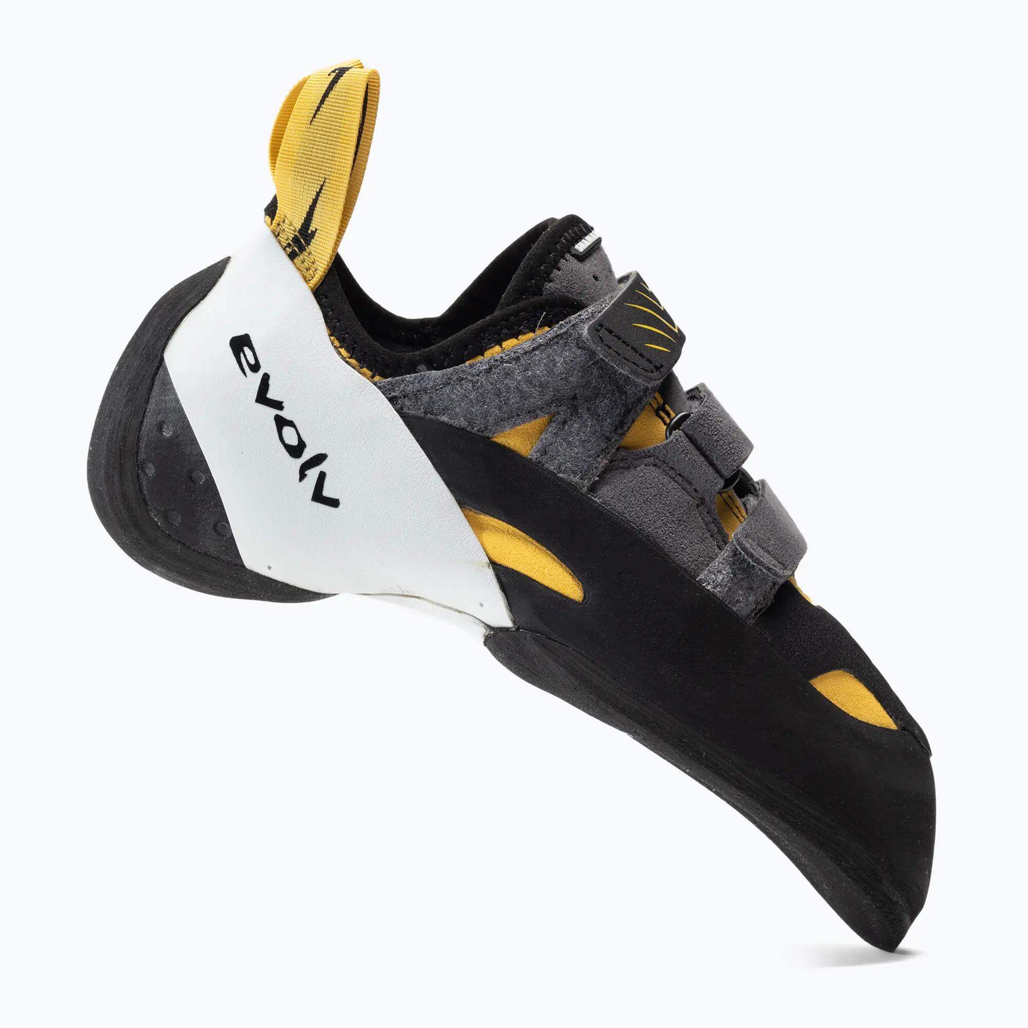 Scarpe da arrampicata uomo Evolv Shaman giallo/grigio/bianco US 9,5/42,5 2/6