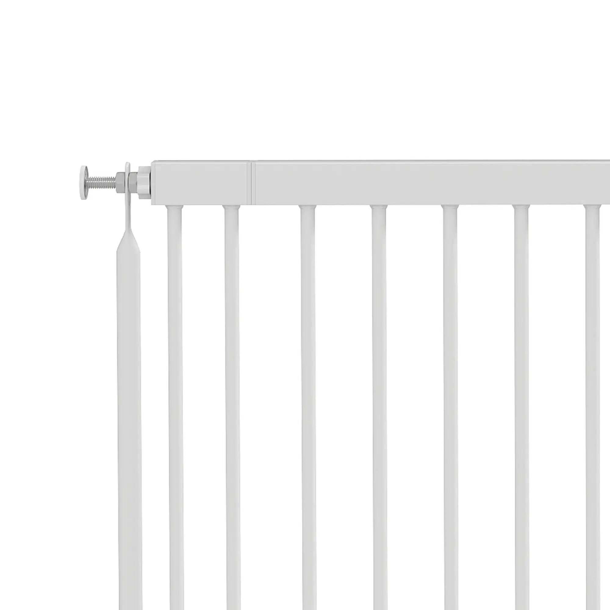Barreira de segurança 93.5x2x45 cm branco PawHut 9/9