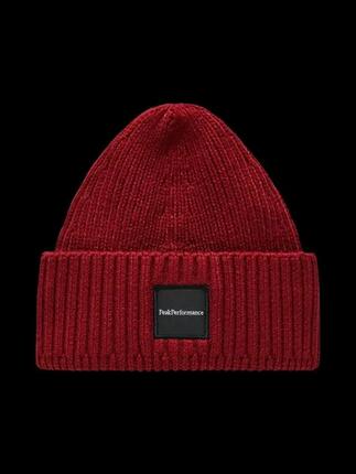 Bonnet sportswear unisexe - PEAK PERFORMANCE Cornice Hat - Rouge Zenith