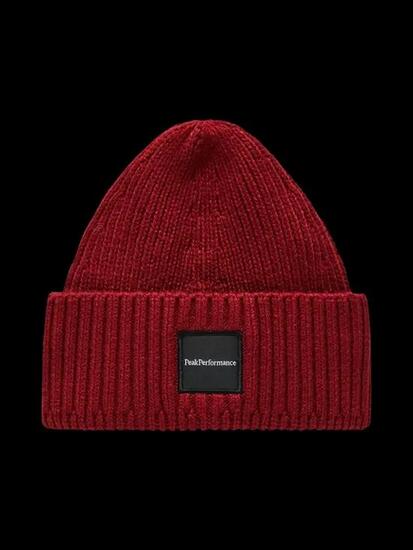 Bonnet sportswear unisexe - PEAK PERFORMANCE Cornice Hat - Rouge Zenith