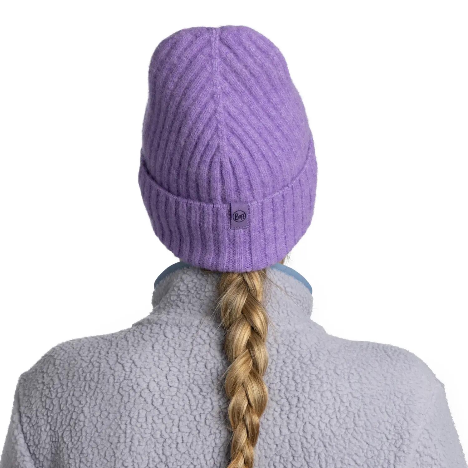 Bonnet tricoté Unisex Buff Violet TAILLE UNIQUE 4/5