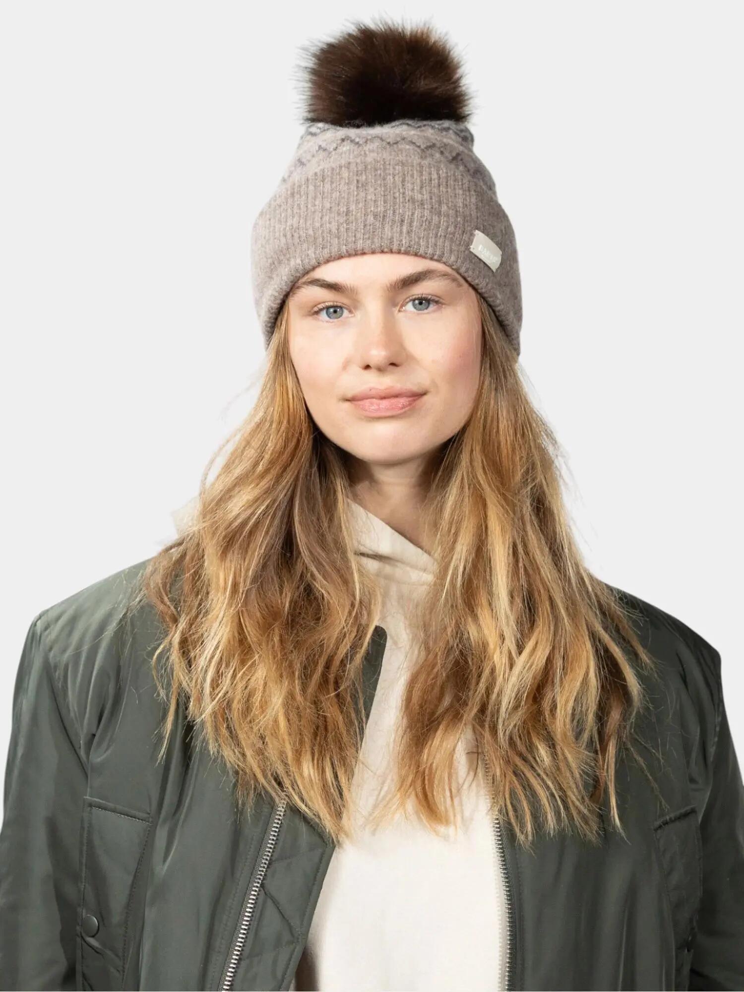 Női Woodstar Beanie bojtos sapka 2/3