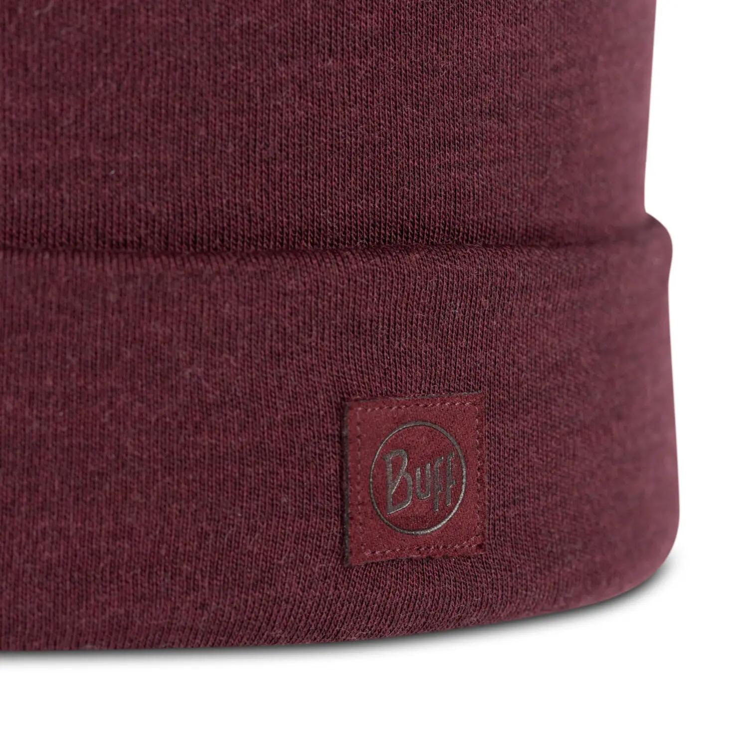 Bonnet Merino Heavyweight Unisex Buff Rouge TAILLE UNIQUE 2/5