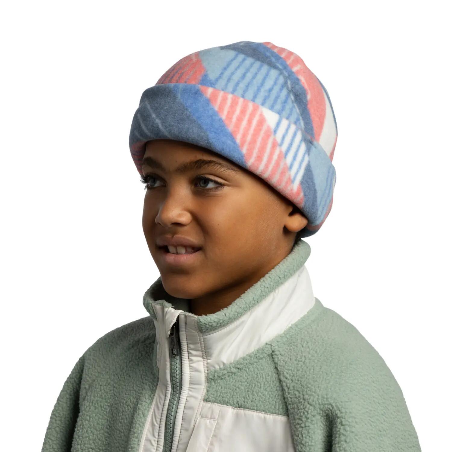 Bonnet Polar Pattern Unisex Buff Bleu TAILLE UNIQUE 4/5