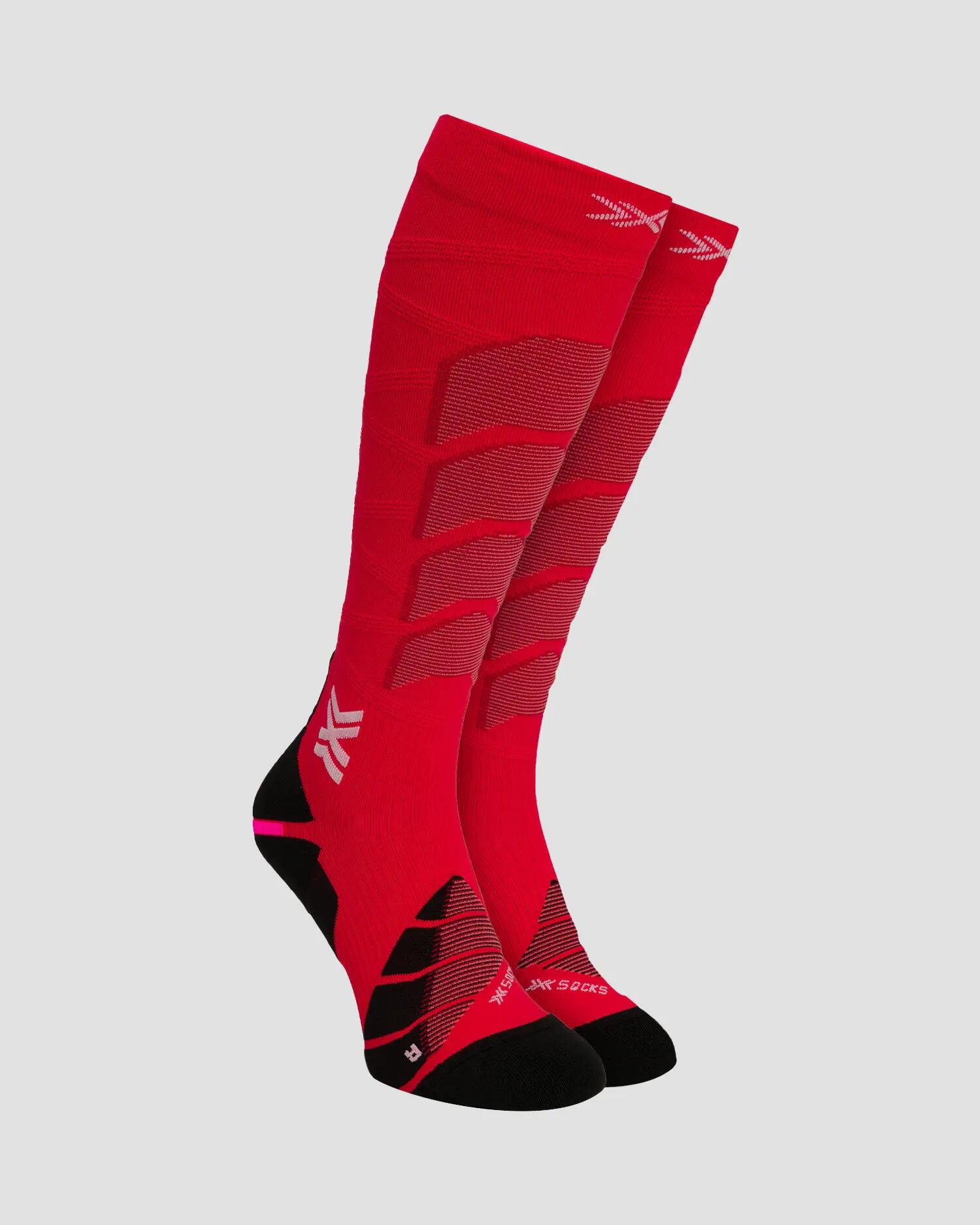 Skarpety unisex X-Socks Ski Anatomix Otc Hot Red R111 1/2