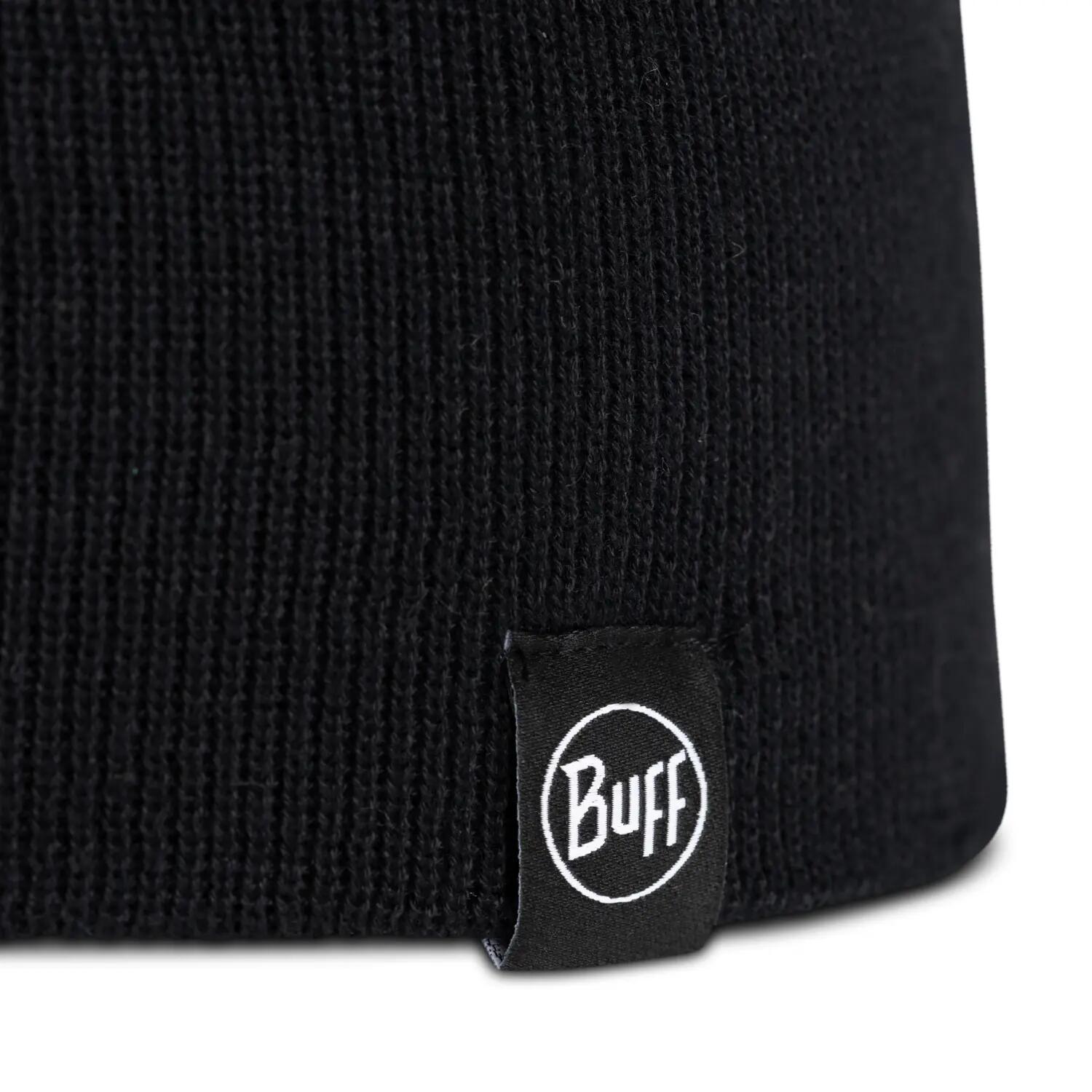 Bonnet tricoté Unisex Buff Noir TAILLE UNIQUE 2/5