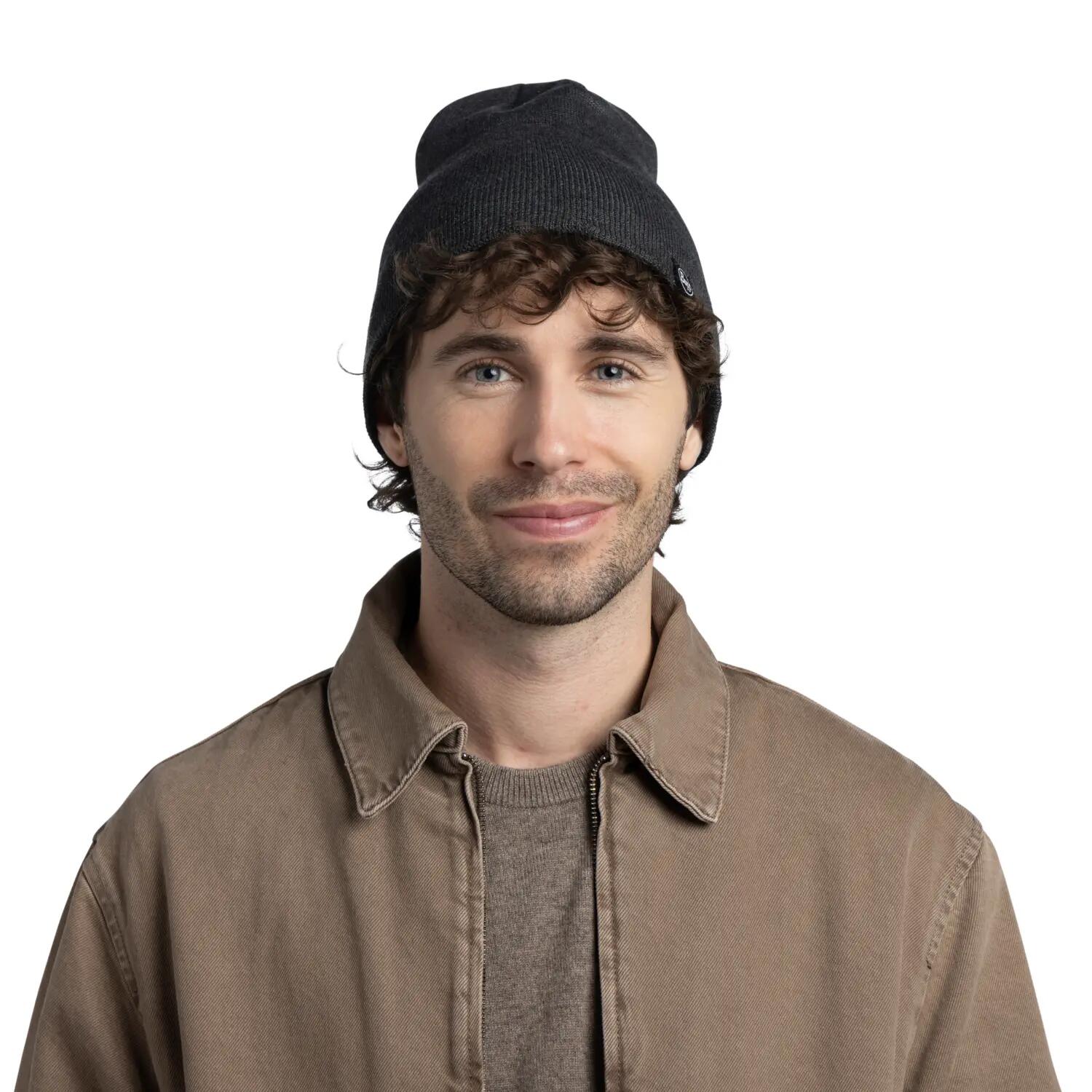 Bonnet tricoté Unisex Buff Gris TAILLE UNIQUE 3/5