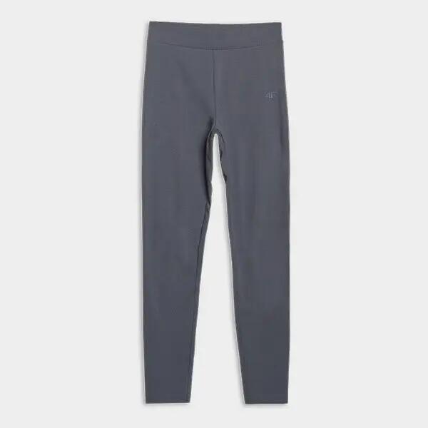 4F LEGGINSY DAMSKIE DŁUGIE Z WYSOKIM STANEM  KOLOR SZARY 8/11