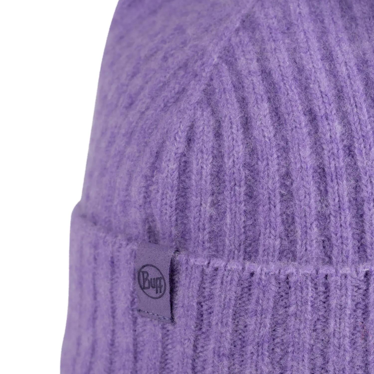 Bonnet tricoté Unisex Buff Violet TAILLE UNIQUE 2/5