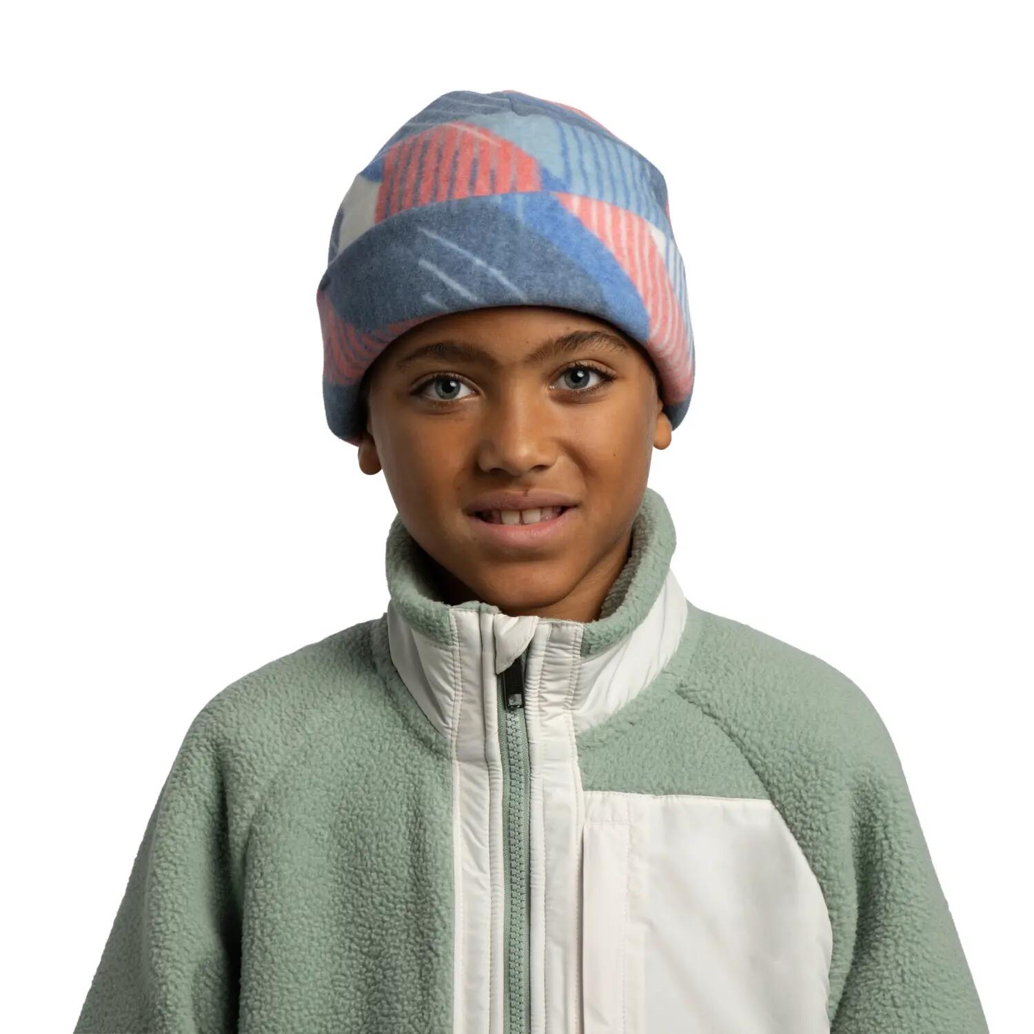Bonnet Polar Pattern Unisex Buff Bleu TAILLE UNIQUE 3/5