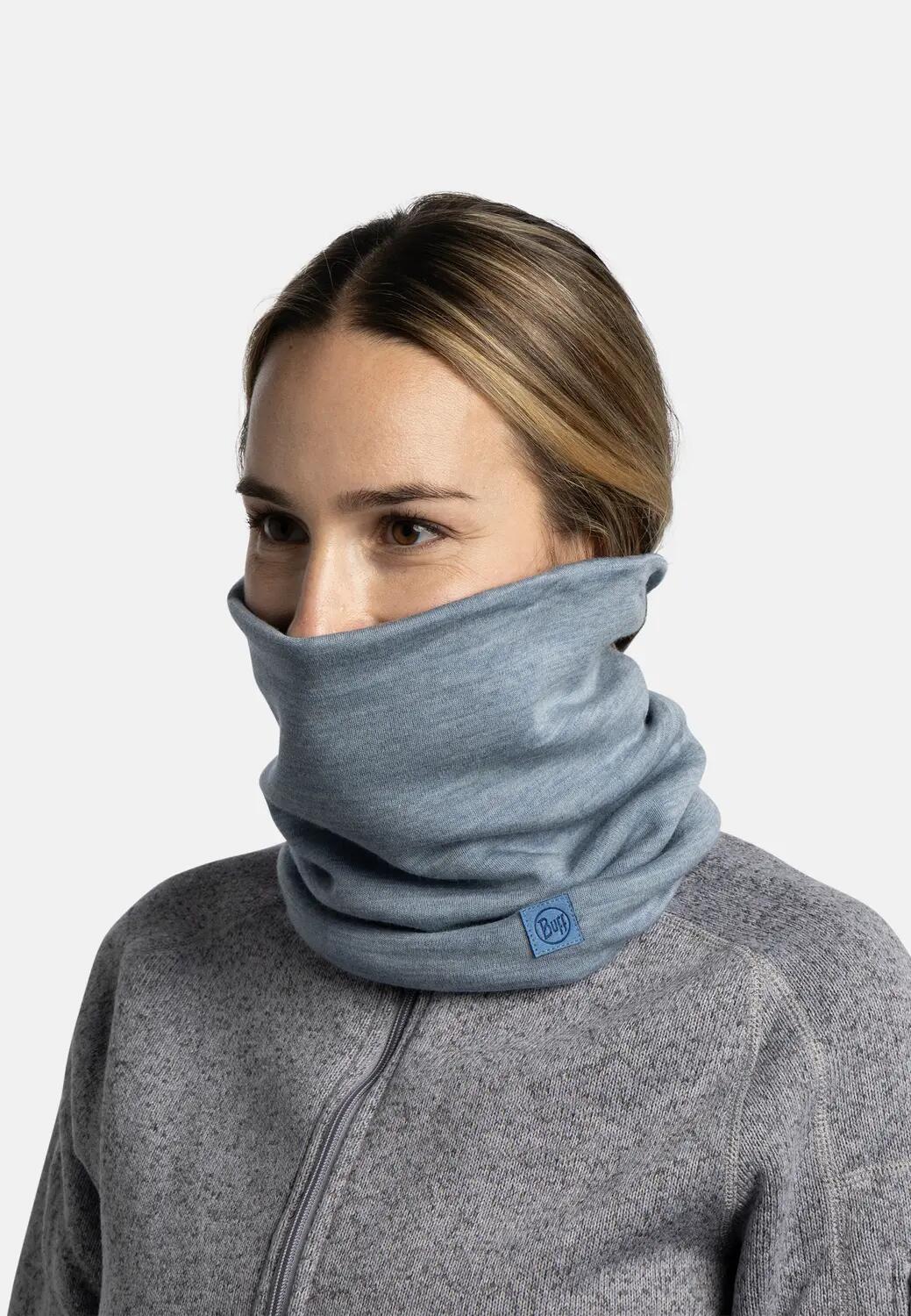 Cache-cou Merino Heavyweight Unisex Buff Bleu clair TAILLE UNIQUE 4/5