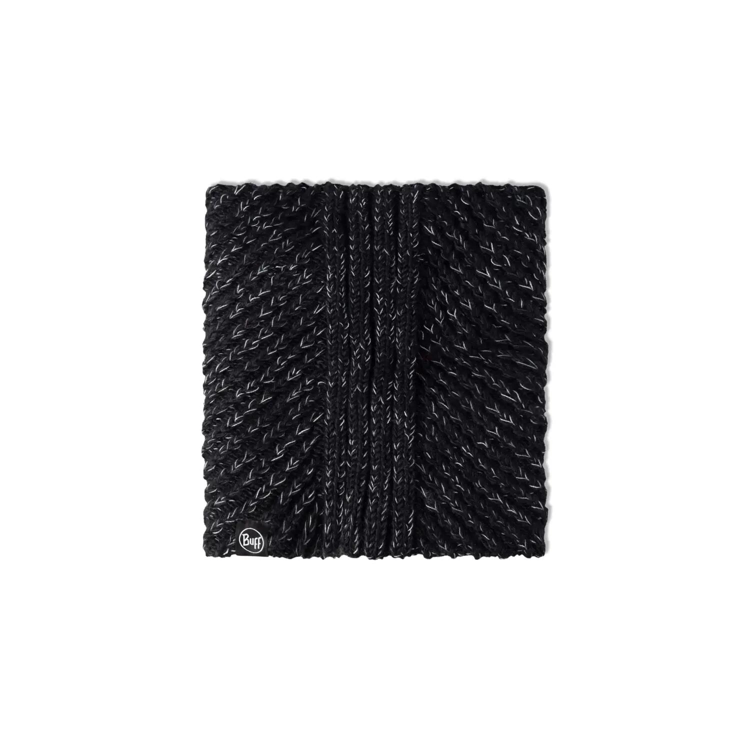 Cache-cou tricoté & Fleece Femme Buff Gris TAILLE UNIQUE 2/7