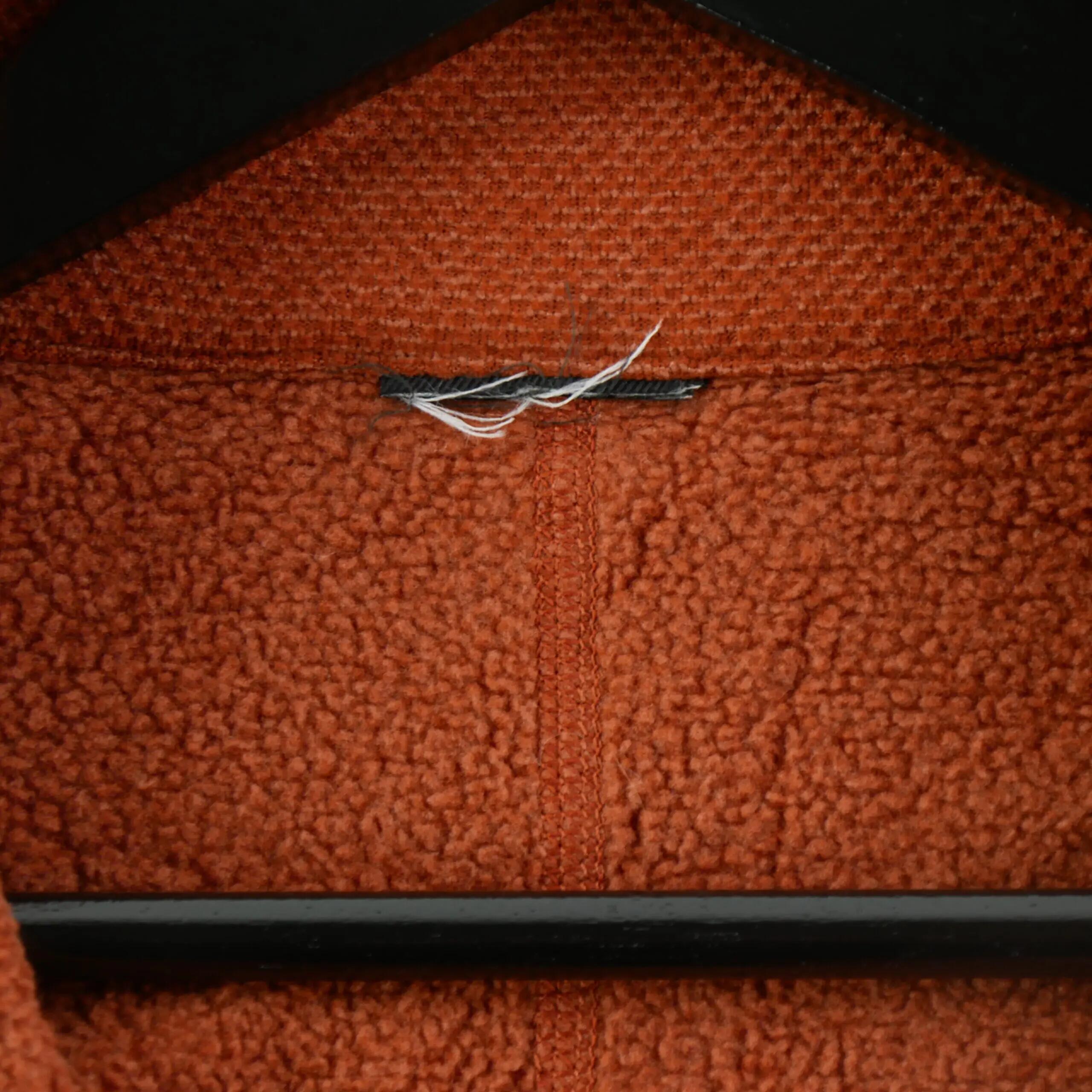 Seconde vie - Pull polaire Homme Col montant Orange - Excellent 6/6