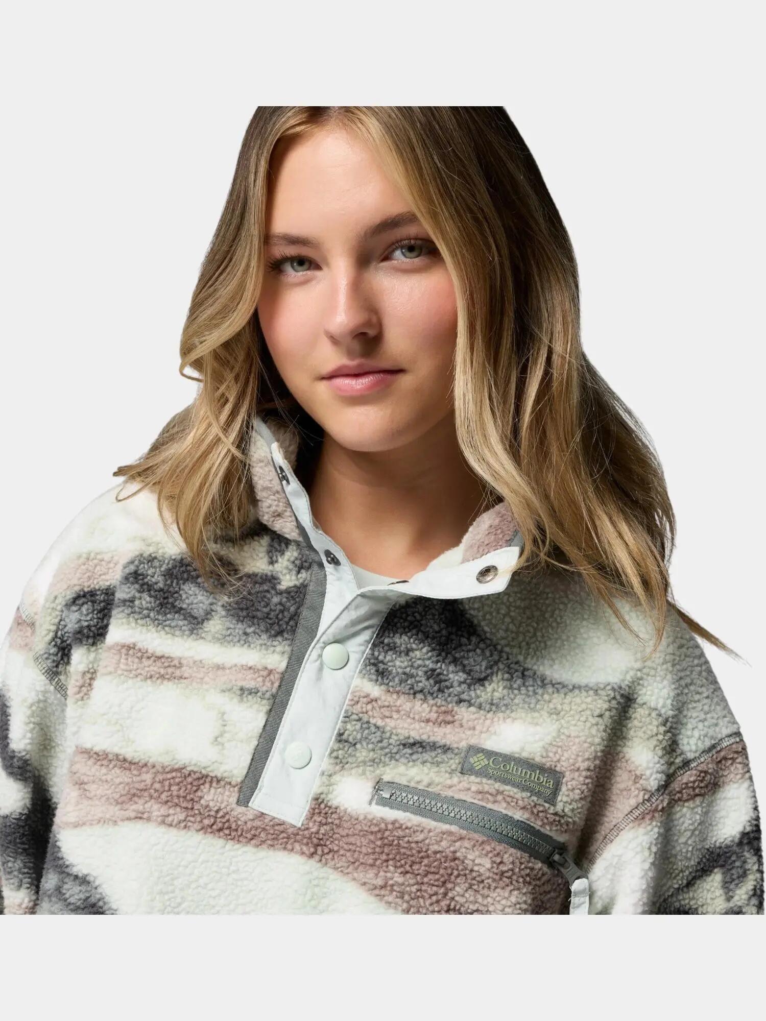 Suéter Mujer Helvetia II Printed Cropped Half Snap 5/7