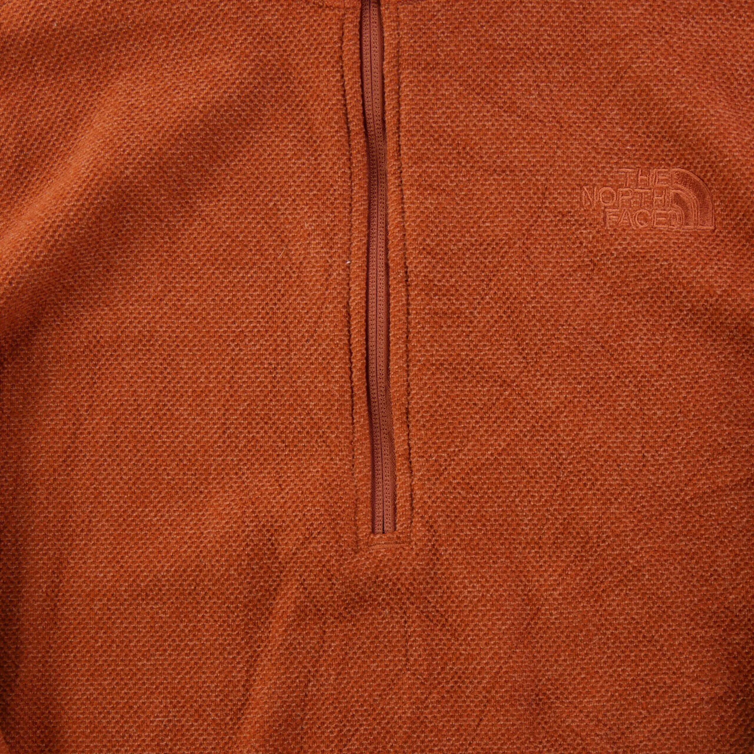 Seconde vie - Pull polaire Homme Col montant Orange - Excellent 4/6