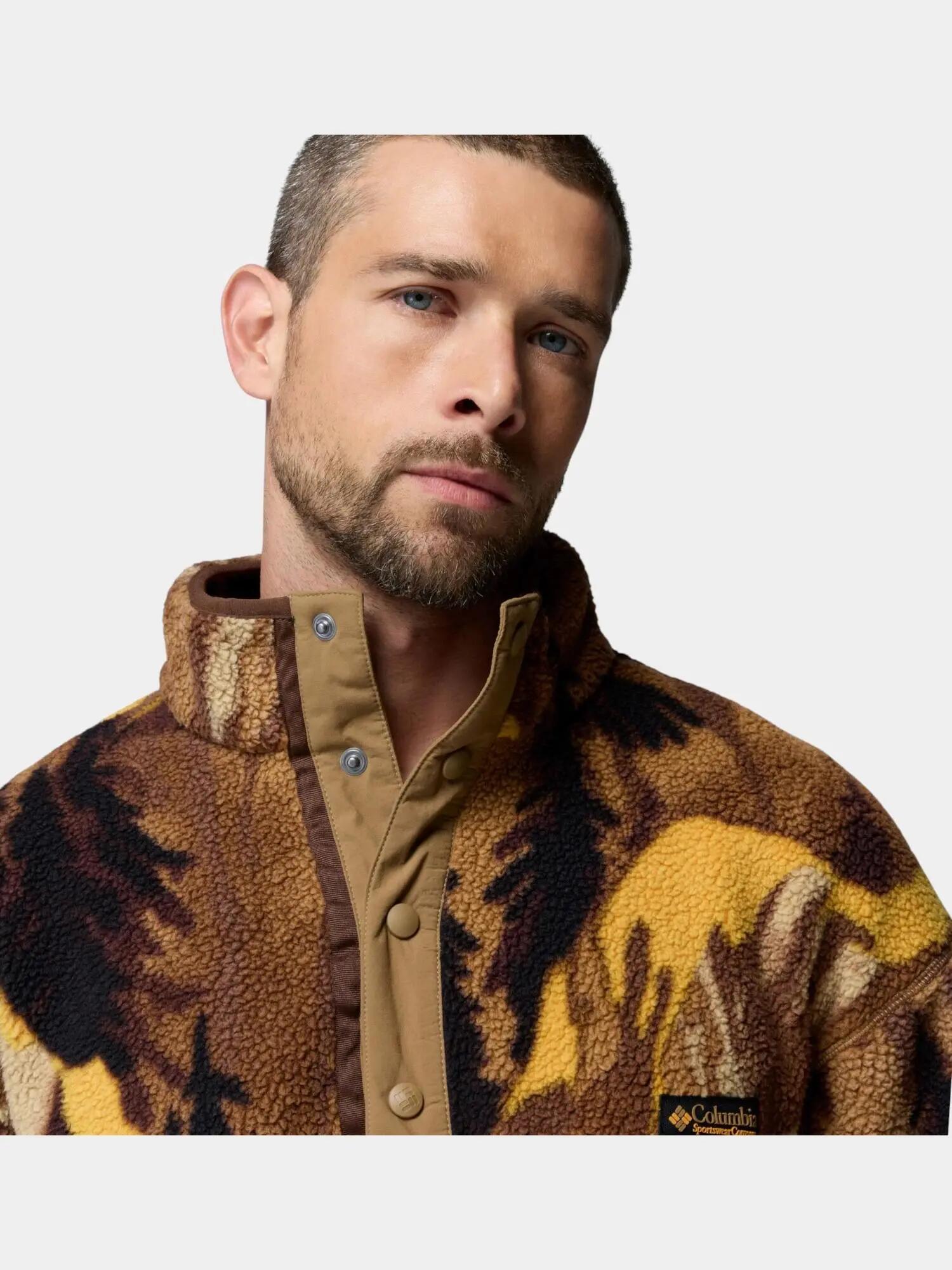 Pull Homme Helvetia II Printed Half Snap 5/6