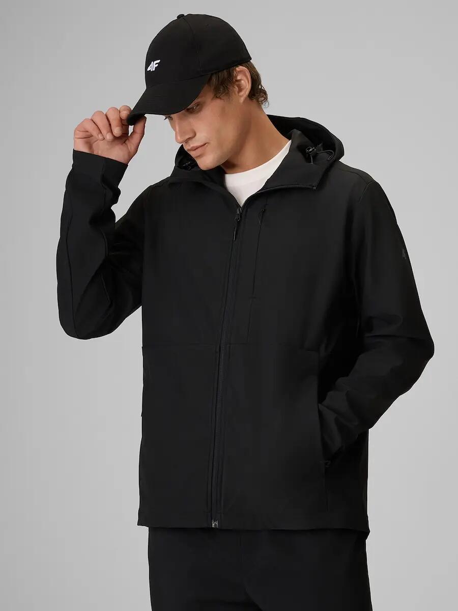 Kurtka softshell wiatroodporna membrana 8000 męska 4F 1/7