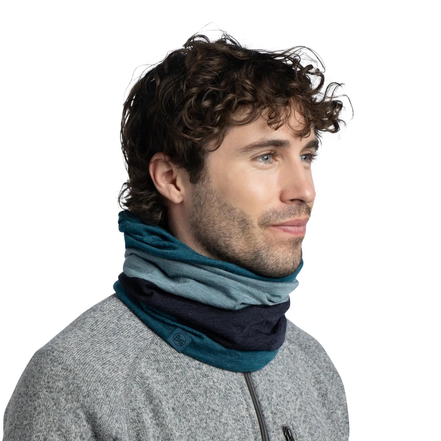 Tour de cou Merino Move Unisex Buff Bleu TAILLE UNIQUE 4/5