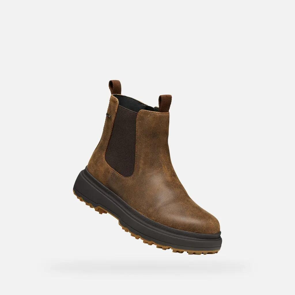 Bottines Femme LAMIDIE + GRIP WOMAN Marron Foncé 5/7